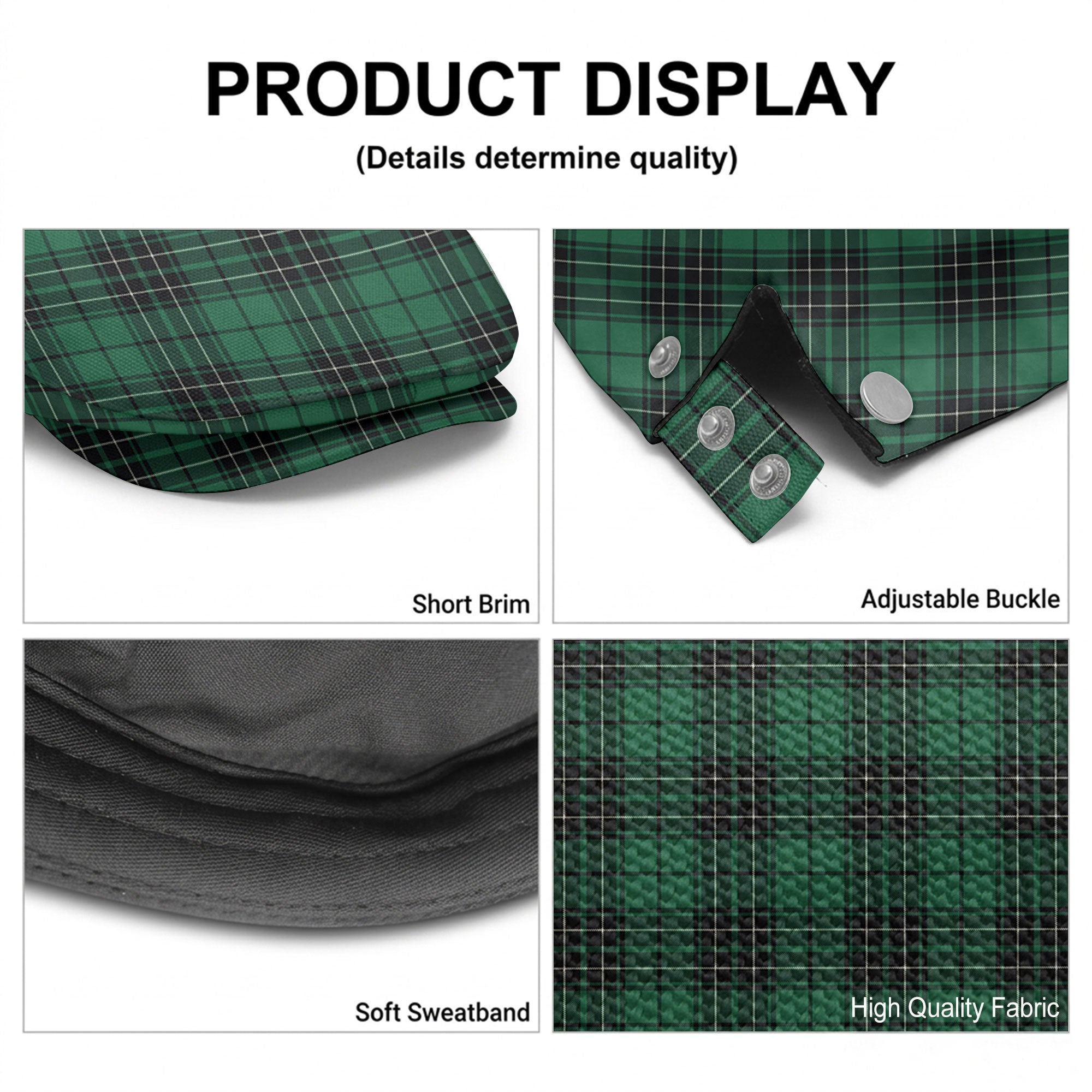 MacLean Hunting Ancient Tartan Flat Caps