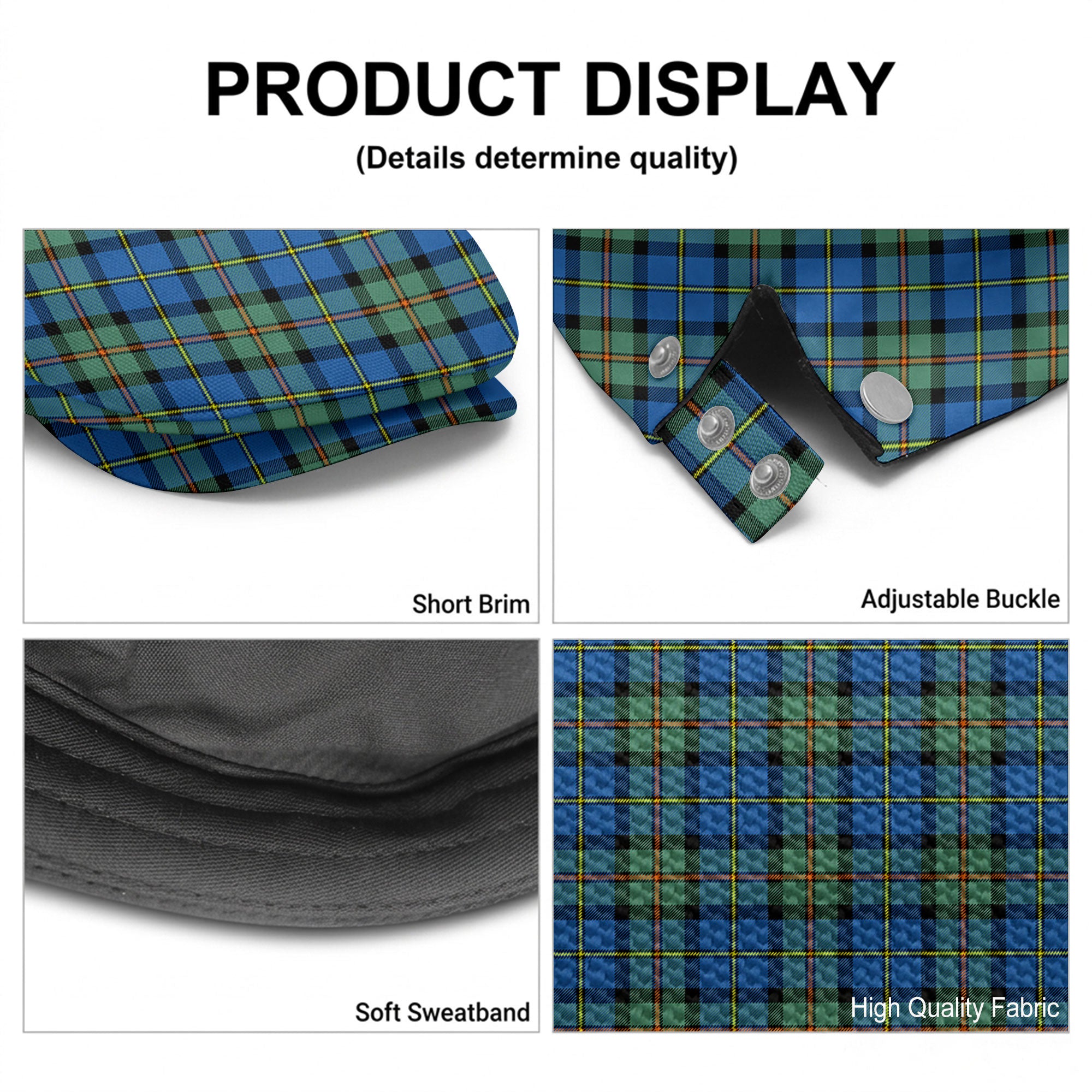 MacLeod of Harris Ancient Tartan Flat Caps