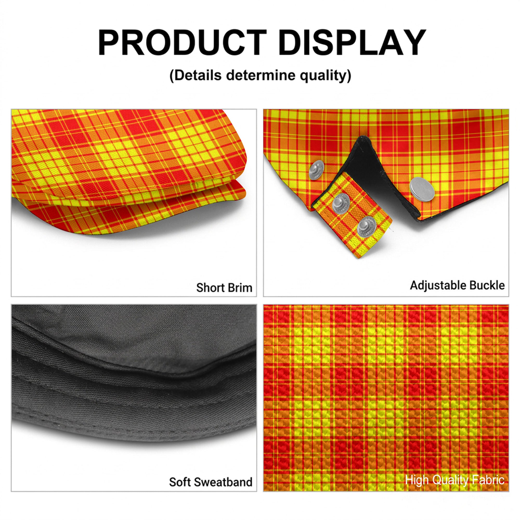 MacMillan Clan Tartan Flat Caps