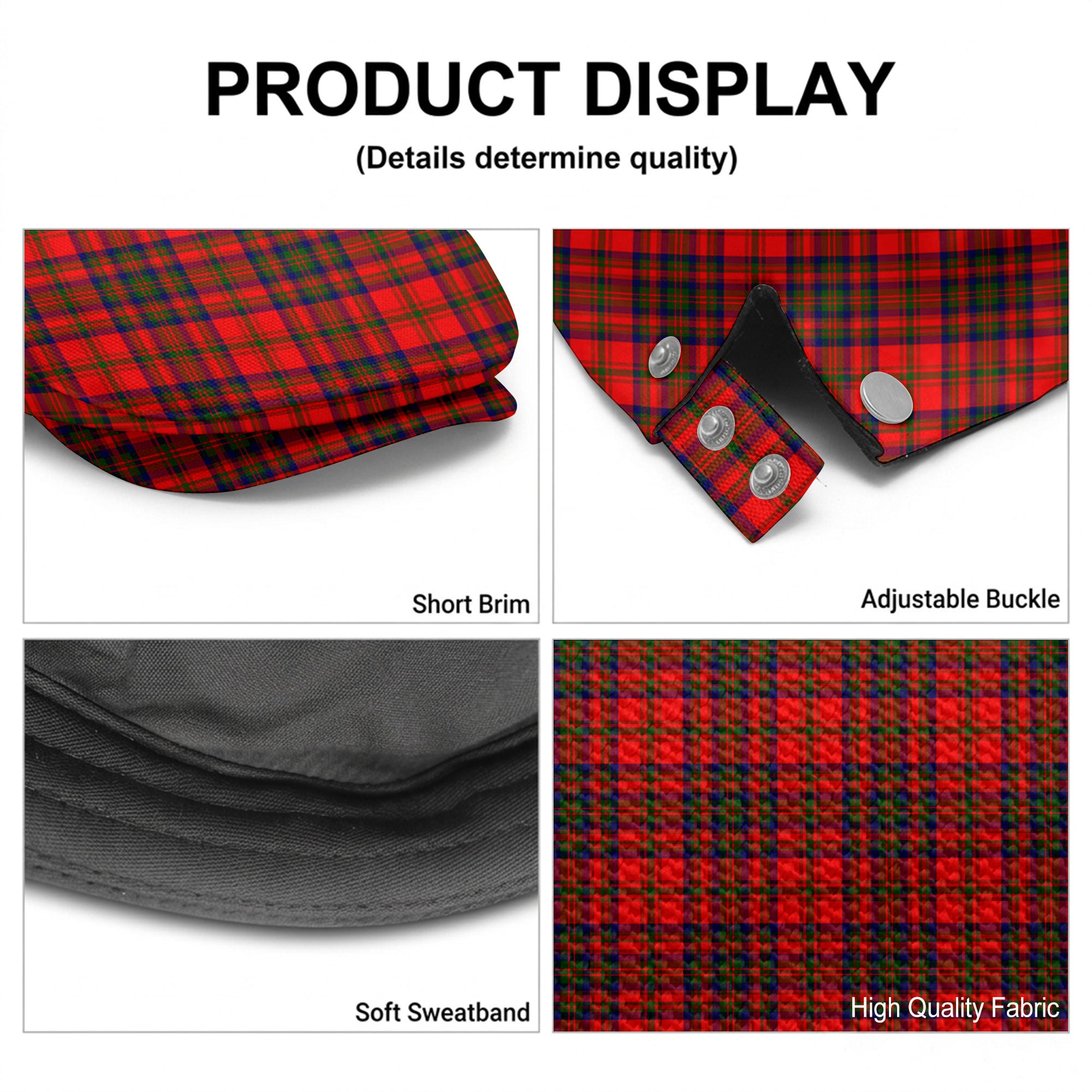 Matheson Modern Tartan Flat Caps