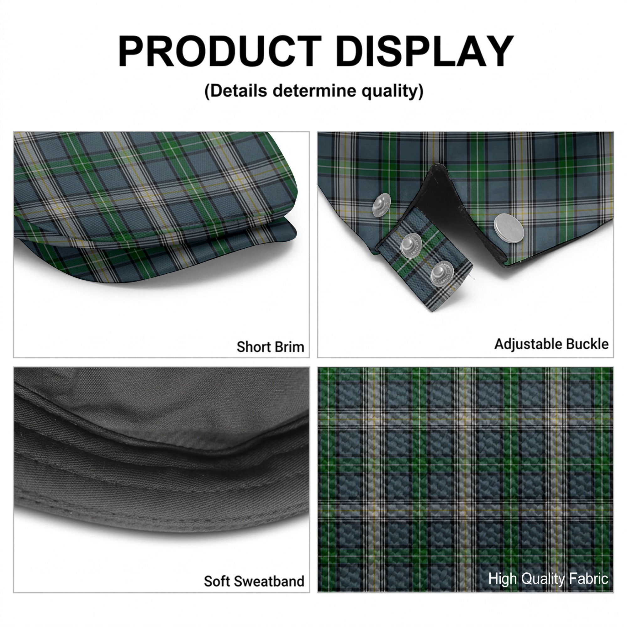 McDowell (MacDowell) Tartan Flat Caps