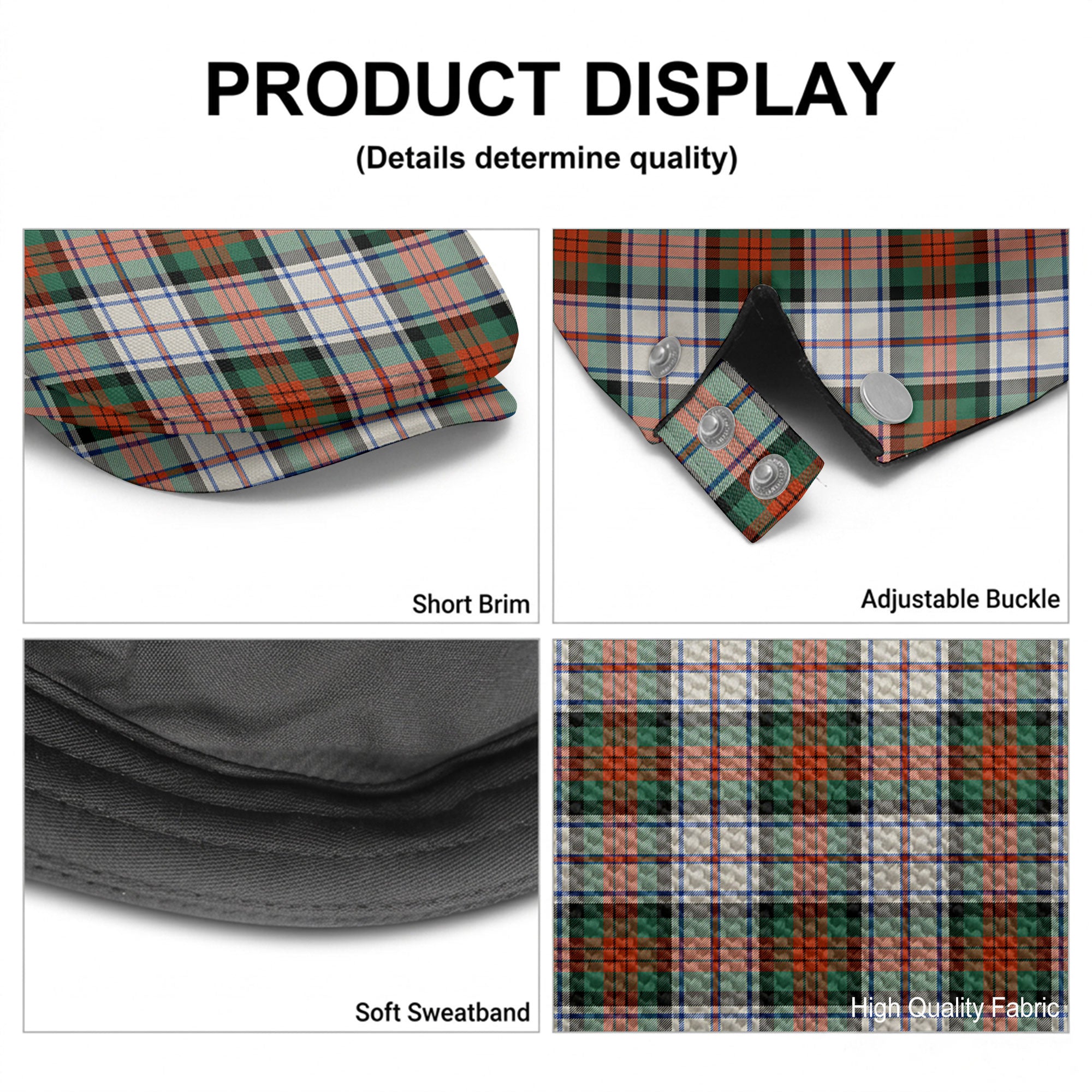McDuff Dress Ancient Tartan Flat Caps