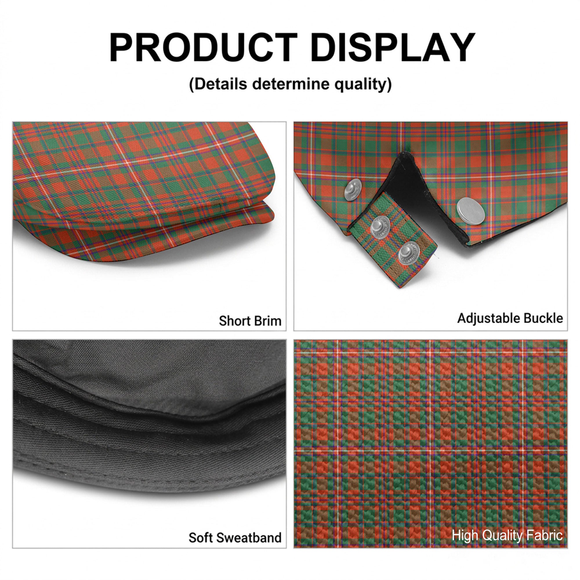 McKinnon Ancient Tartan Flat Caps