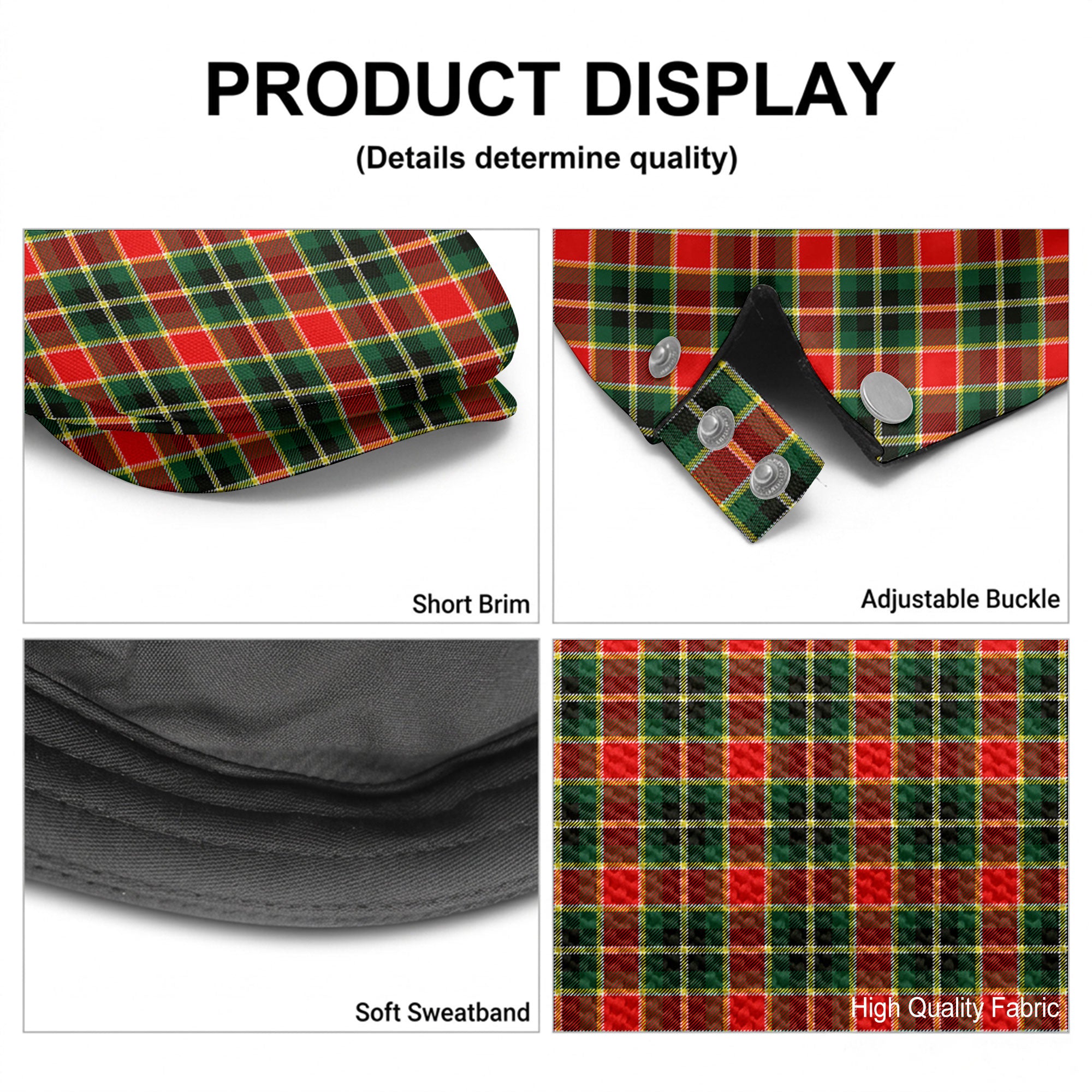 McLachlan Hunting Modern Tartan Flat Caps
