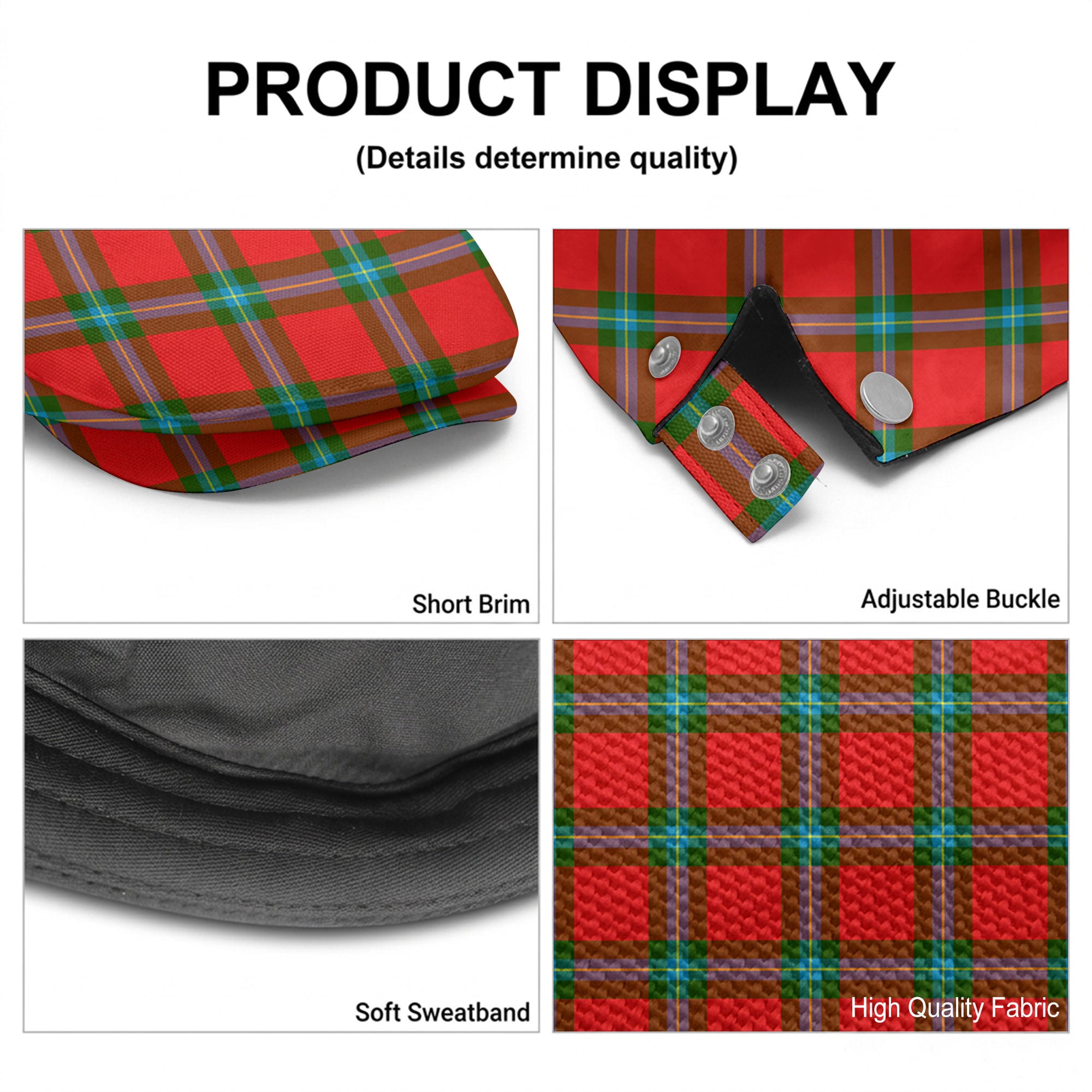 McLaine of Loch Buie Tartan Flat Caps