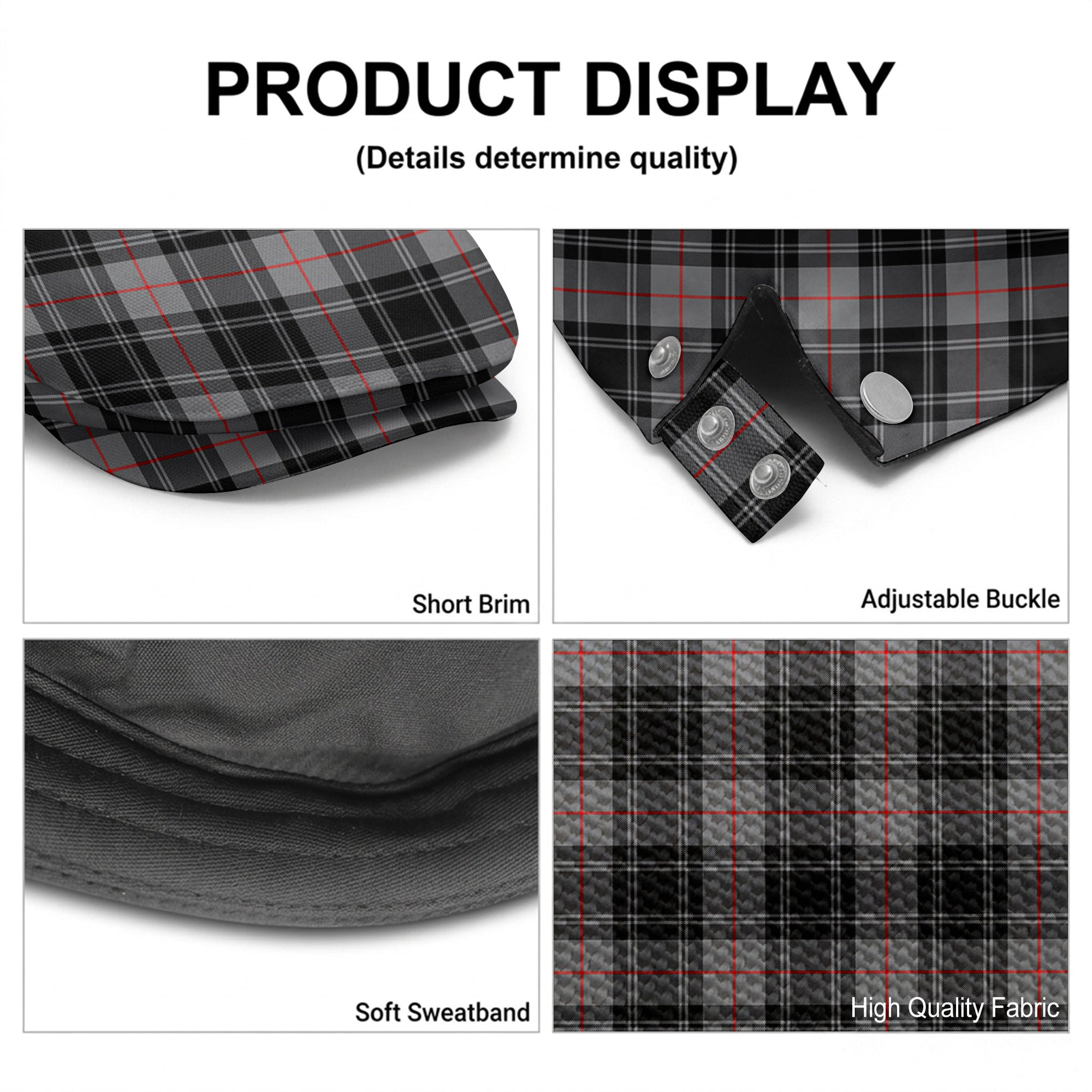Moffat Modern Tartan Flat Caps