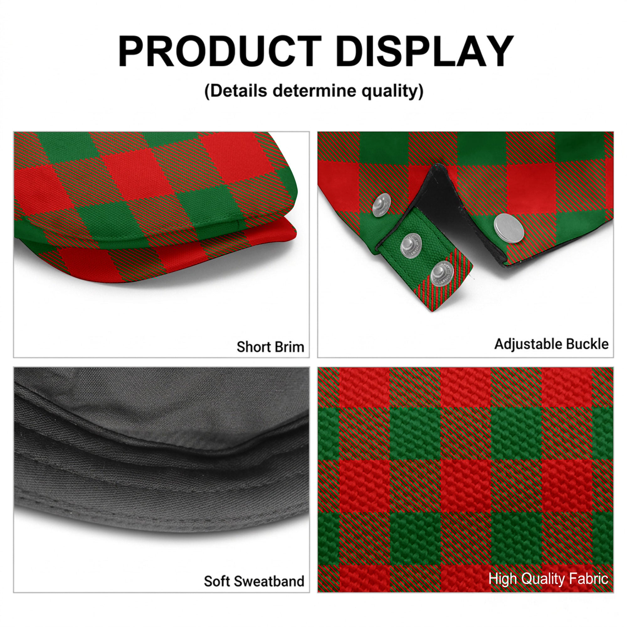 Moncrief Tartan Flat Caps
