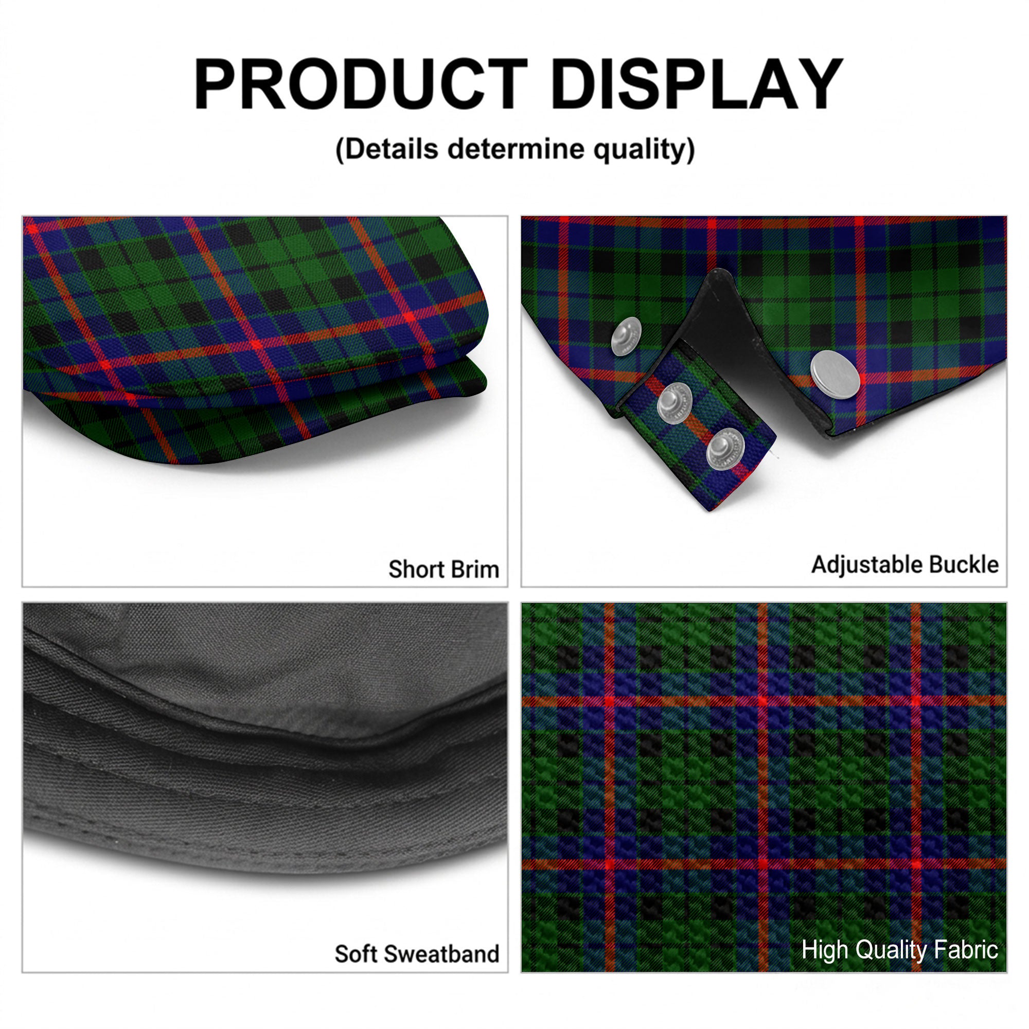 Morrison Modern Tartan Flat Caps