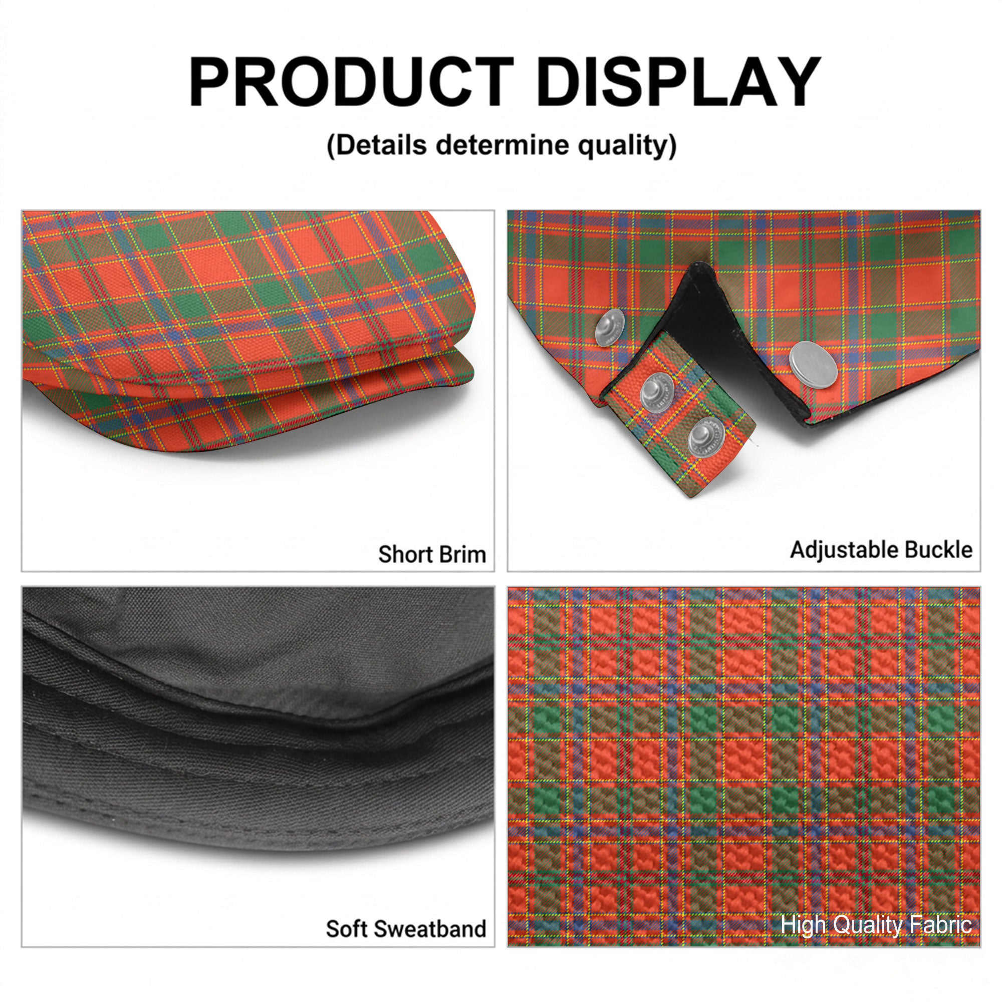 Munro Ancient Tartan Flat Caps