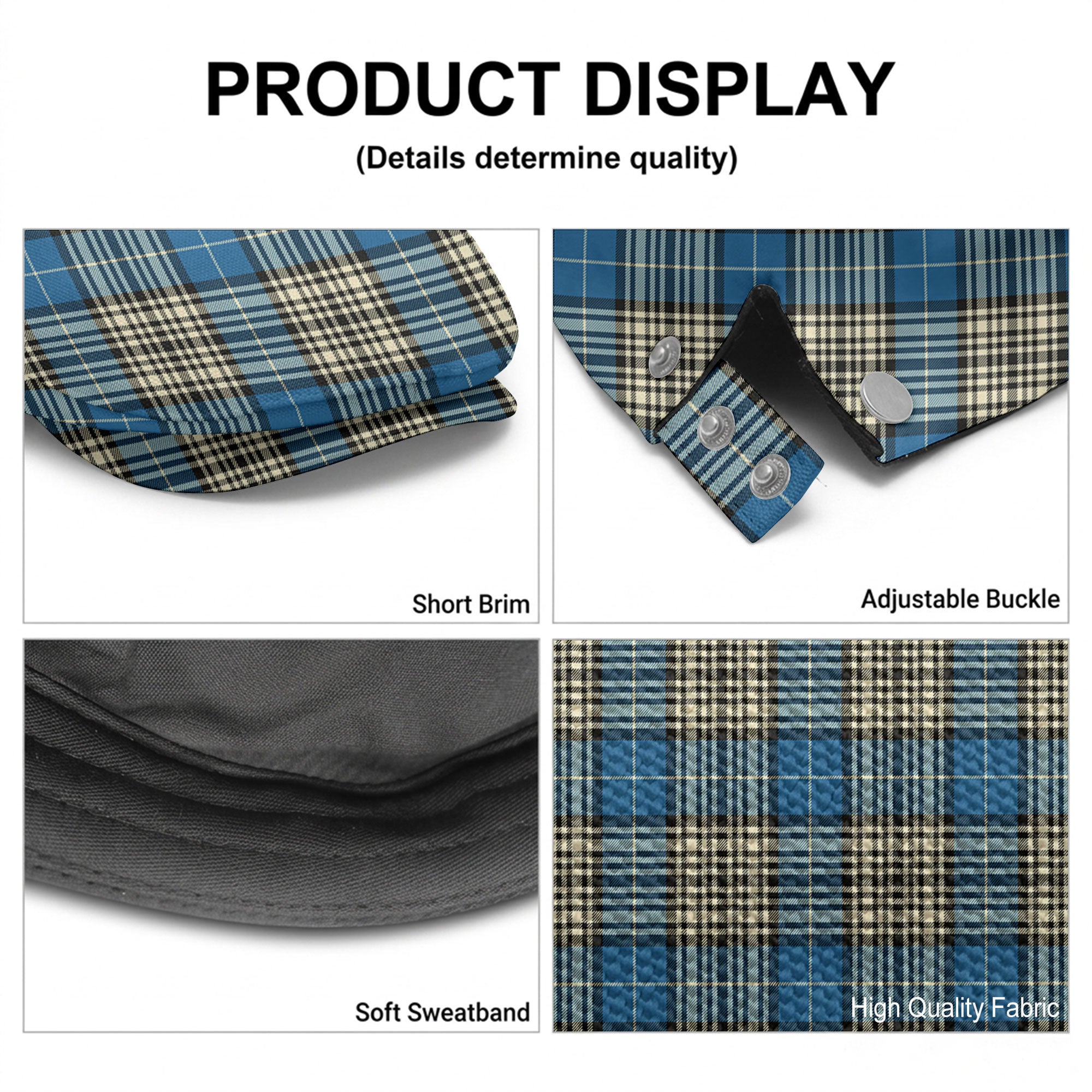 Napier Ancient Tartan Flat Caps