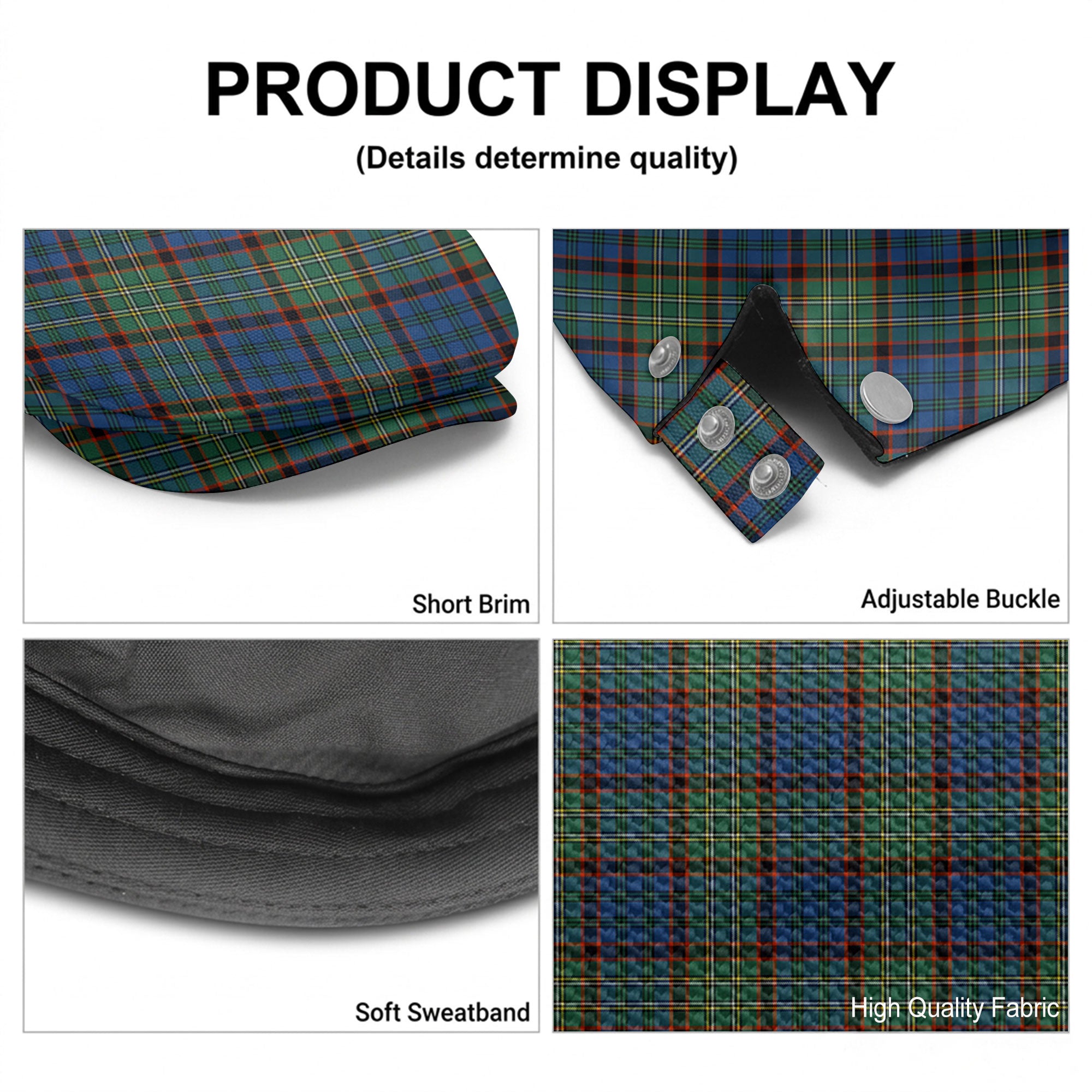 Nicolson Hunting Ancient Tartan Flat Caps