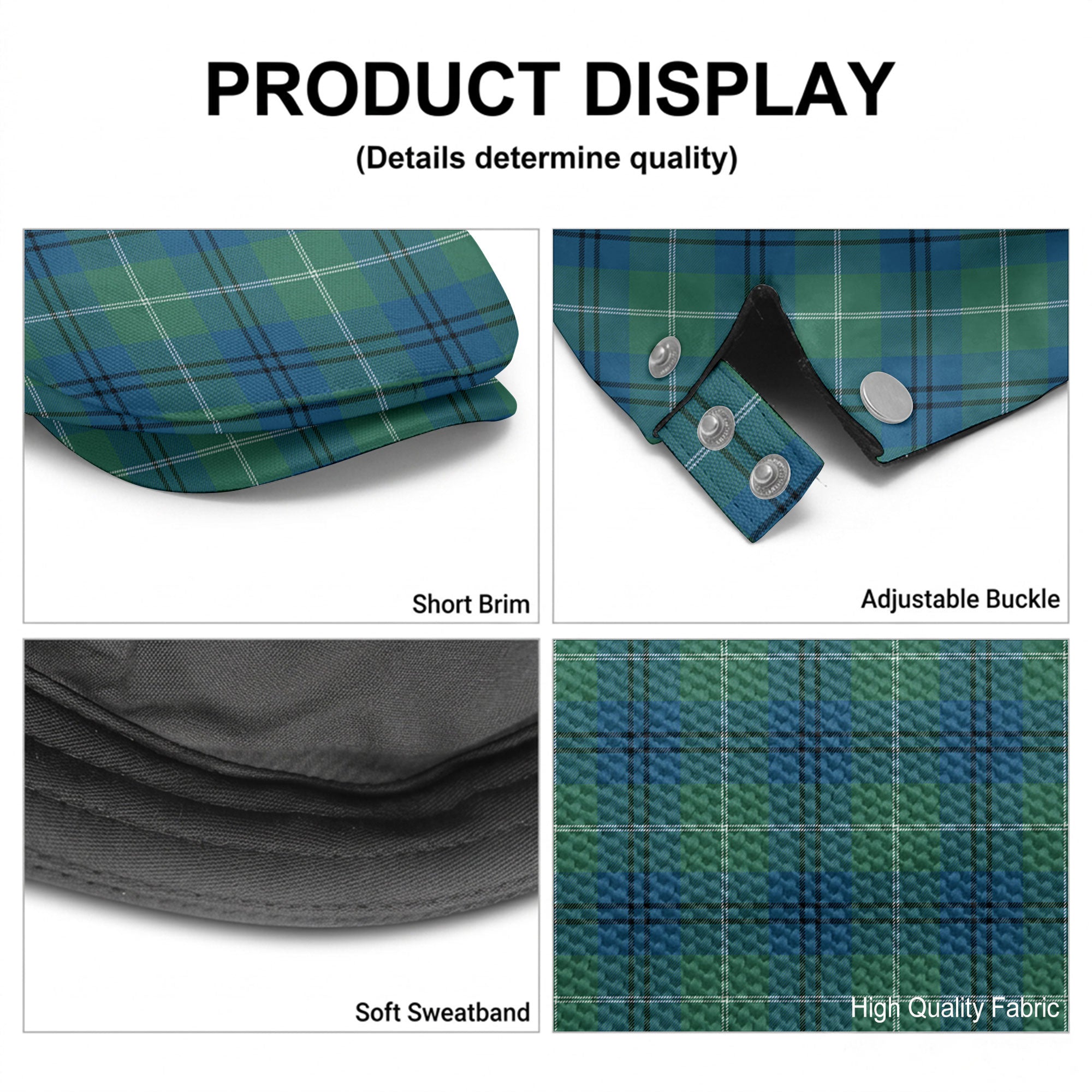Oliphant Ancient Tartan Flat Caps