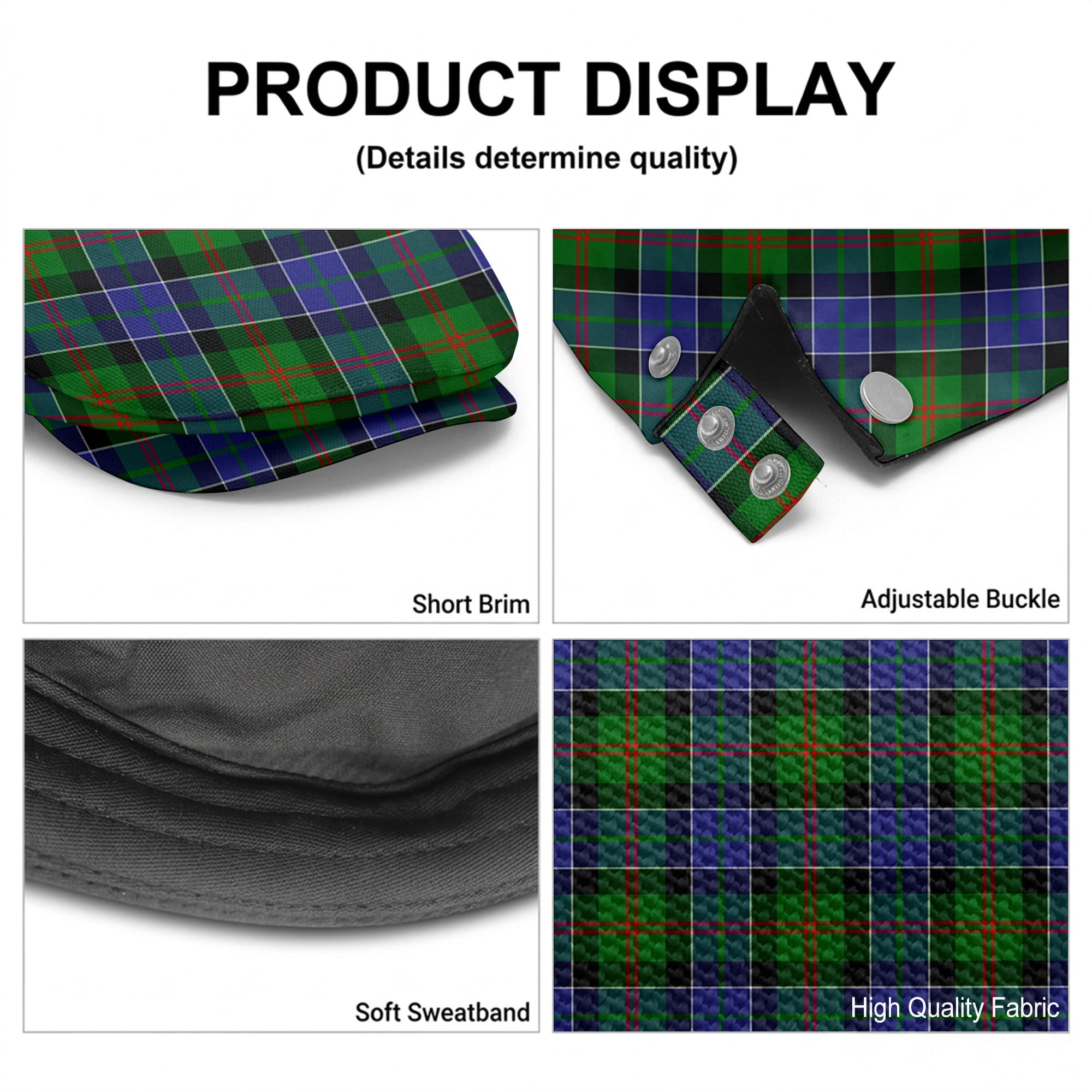 Paterson Tartan Flat Caps