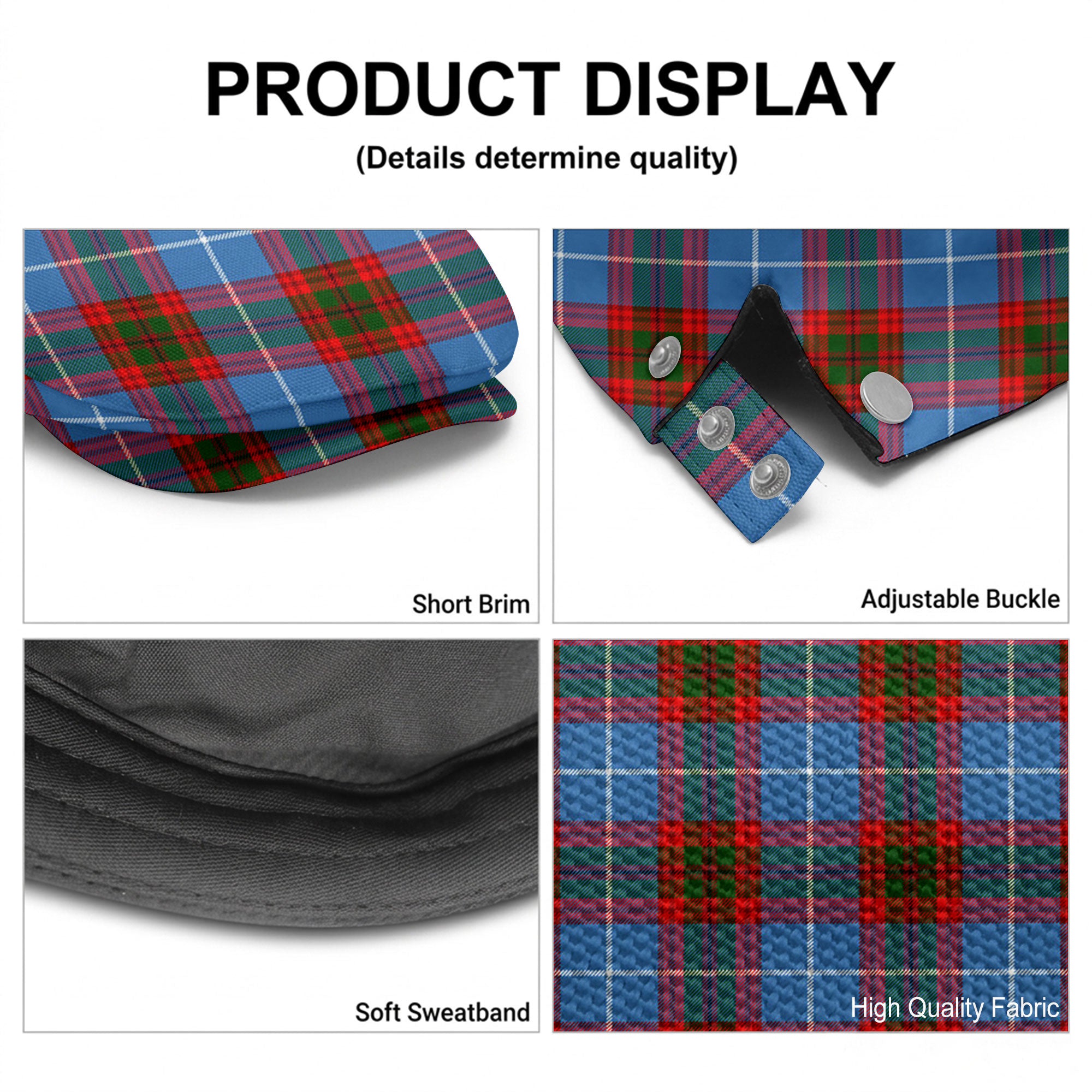 Pennycook Tartan Flat Caps