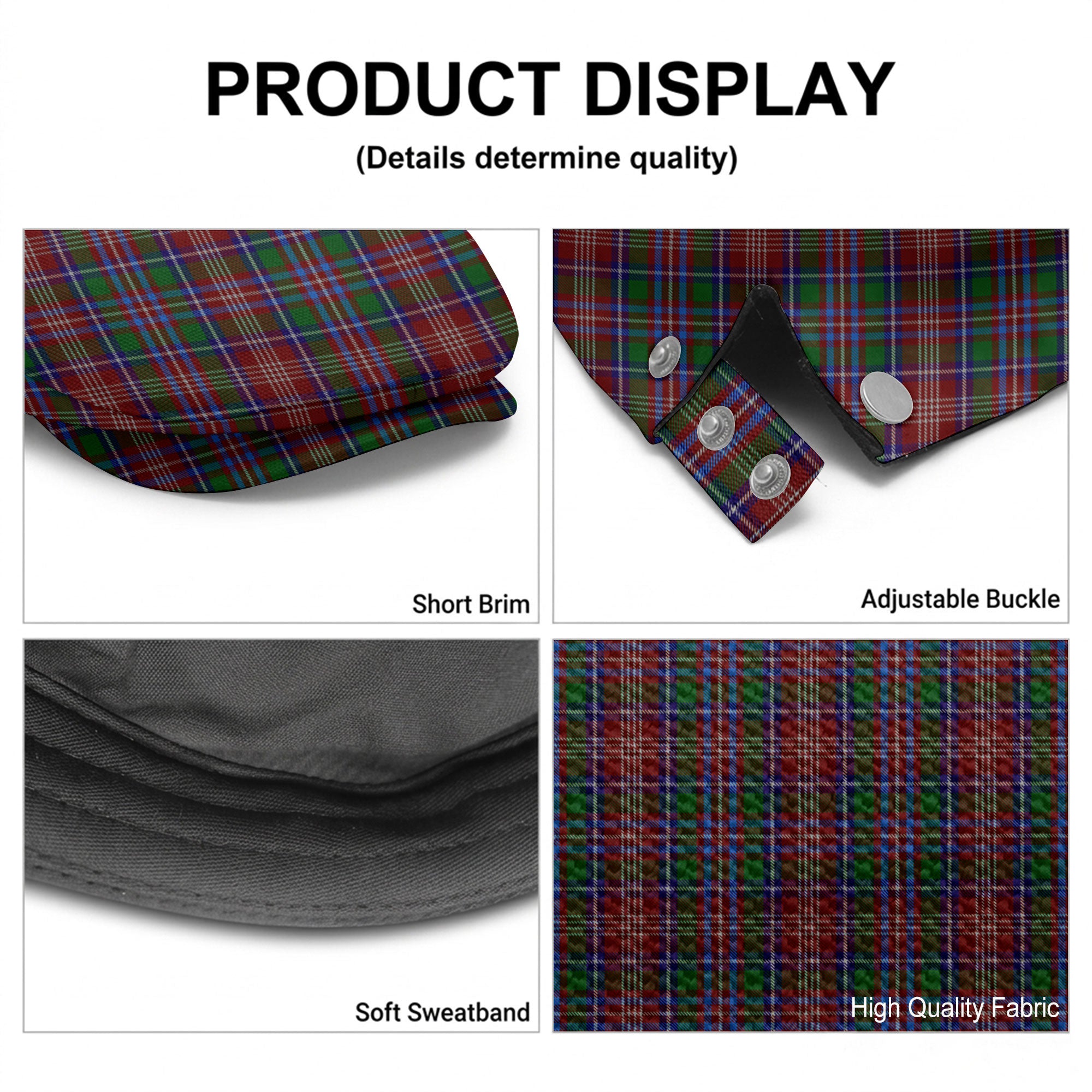 Ritchie Tartan Flat Caps