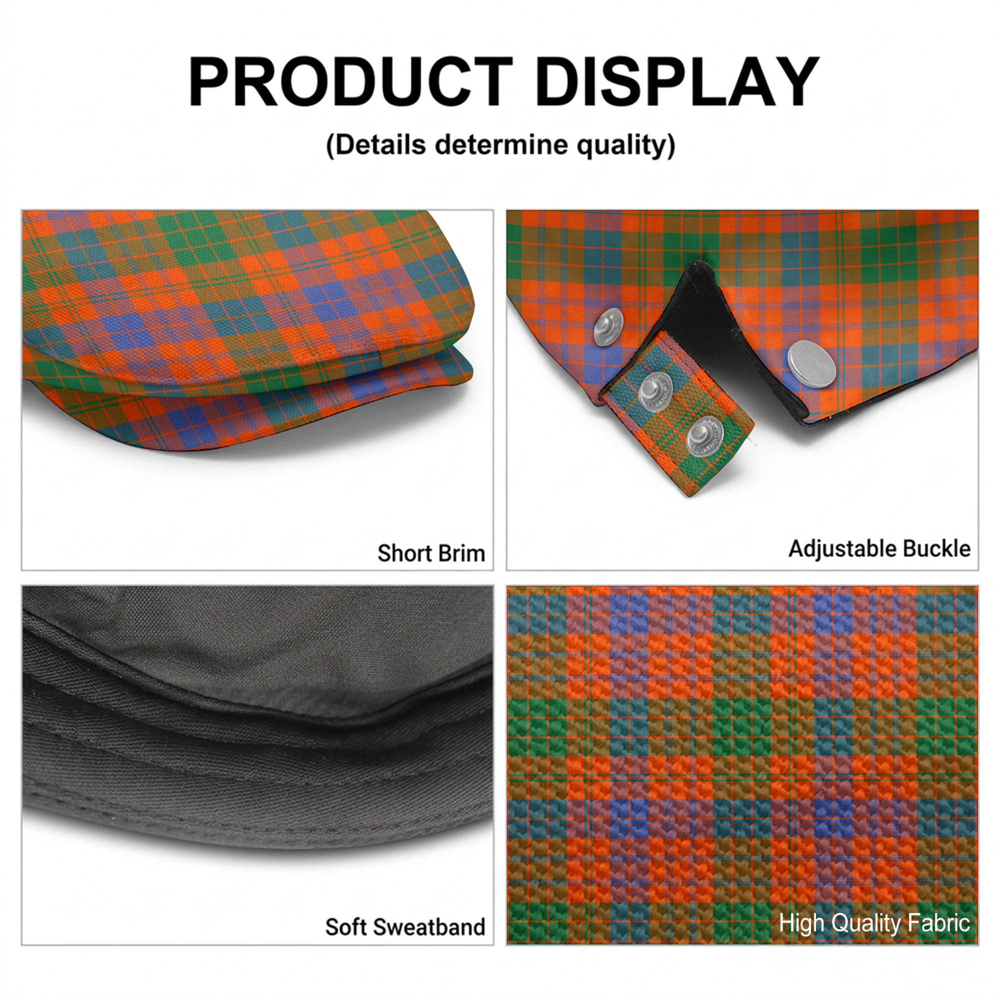 Ross Ancient Tartan Flat Caps