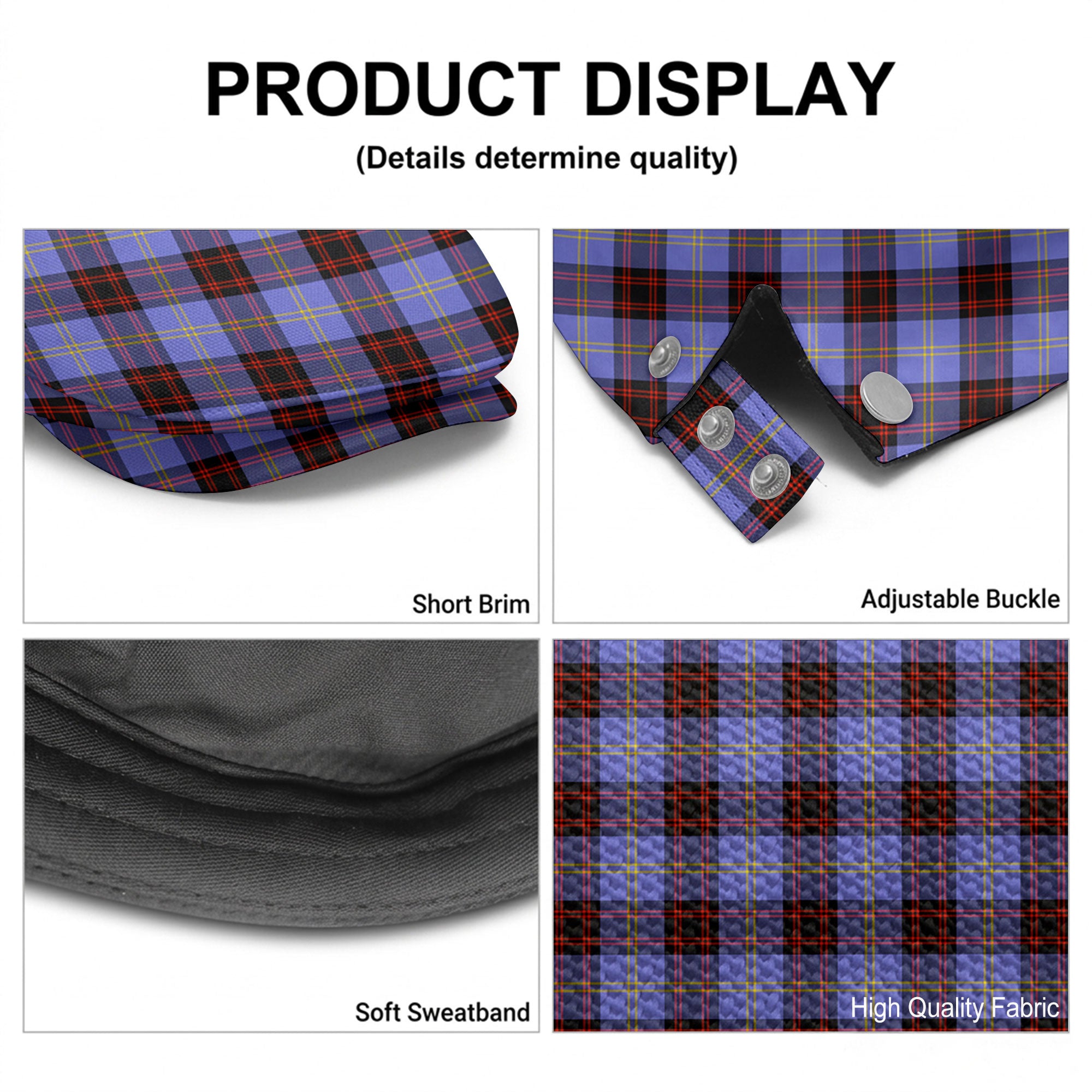 Rutherford Tartan Flat Caps