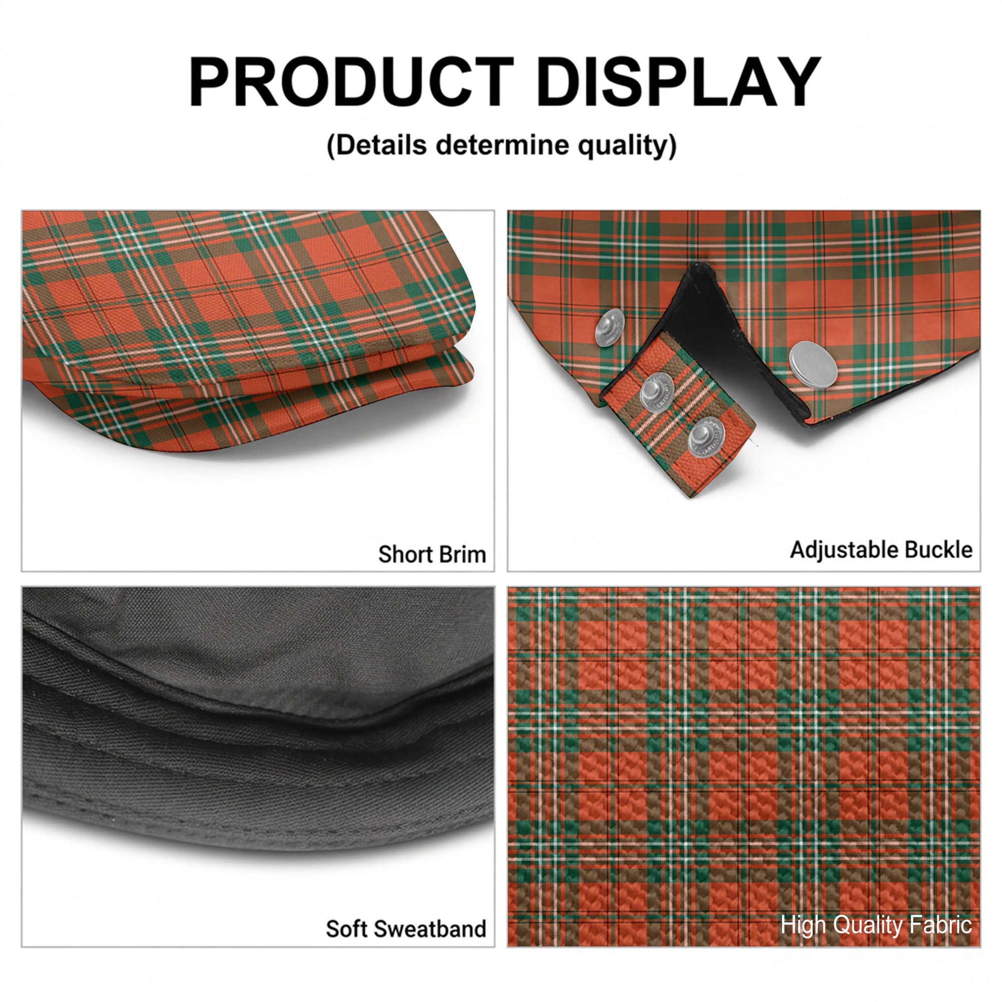 Scott Ancient Tartan Flat Caps