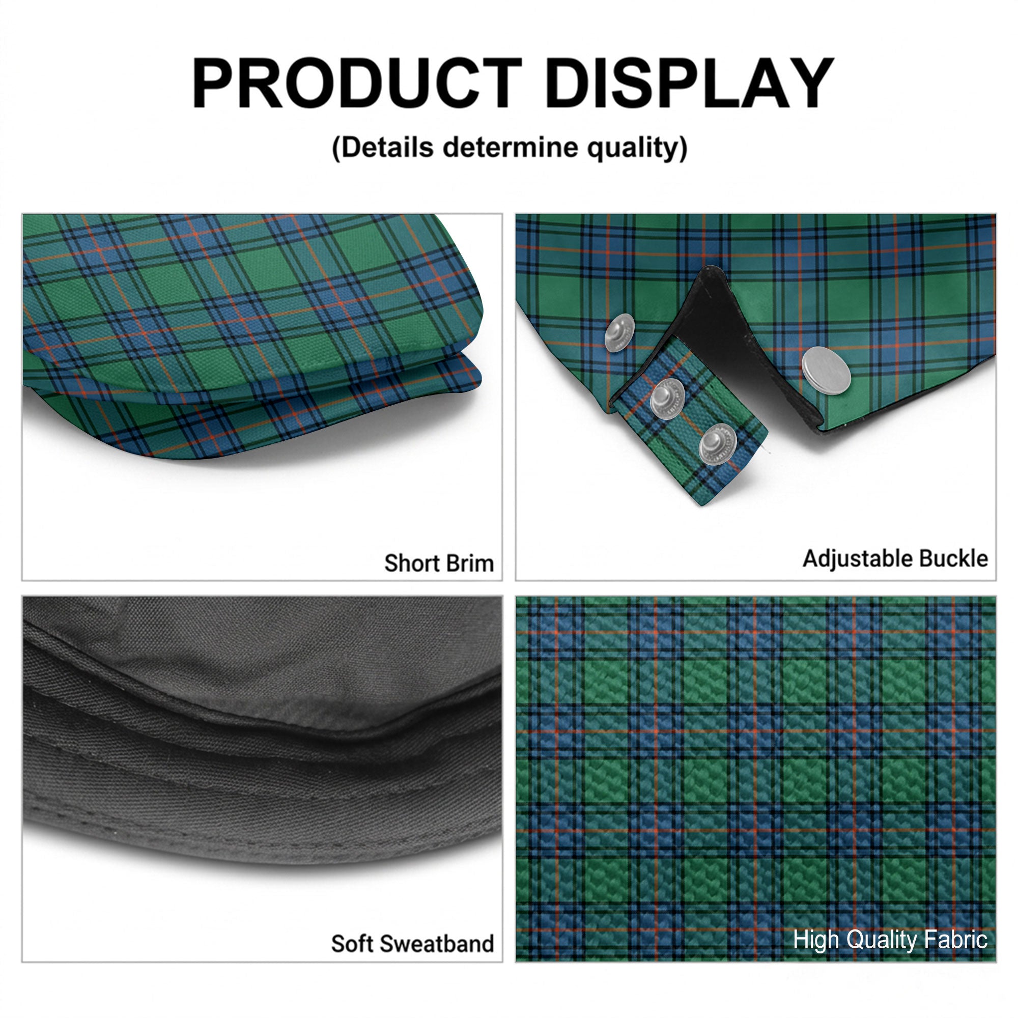 Shaw (of Sauchie) Ancient Tartan Flat Caps