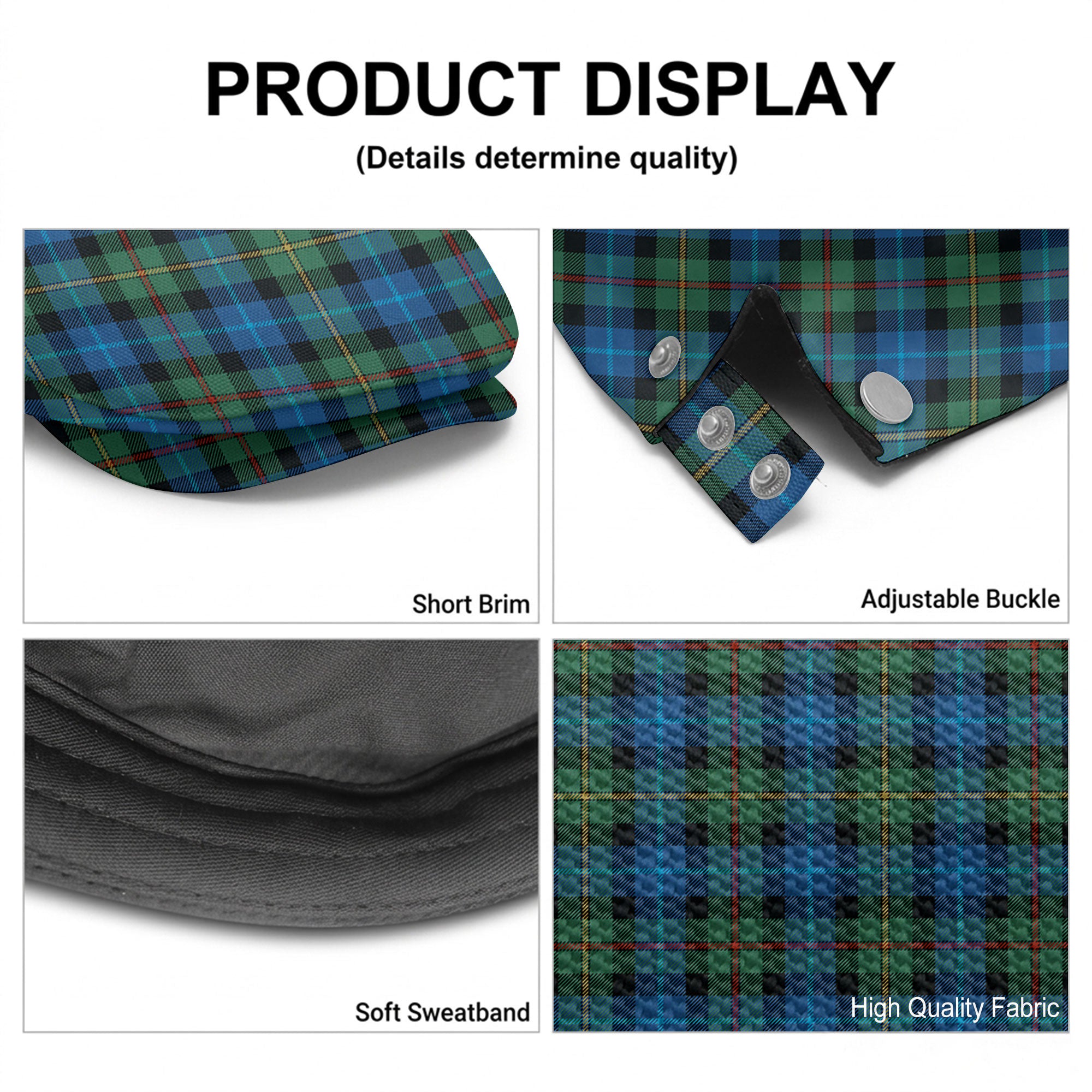 Smith Ancient Tartan Flat Caps