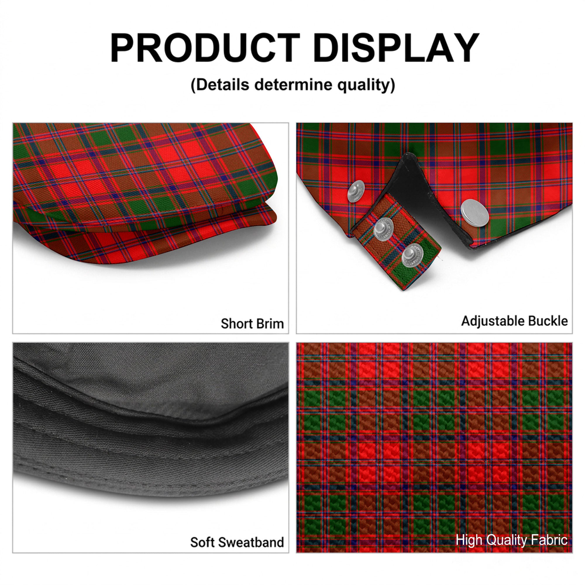 Stewart of Appin Modern Tartan Flat Caps
