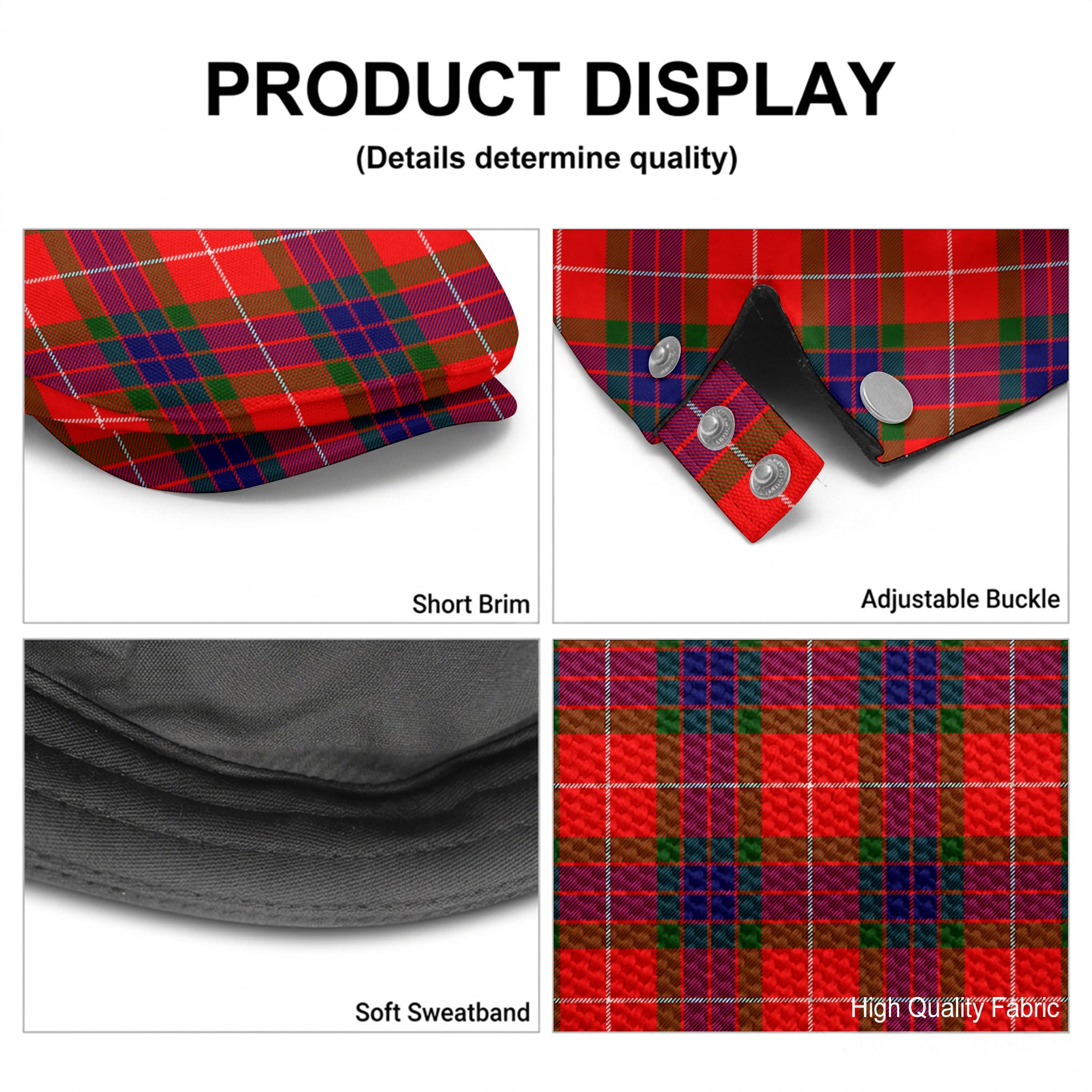 Tweedie Tartan Flat Caps