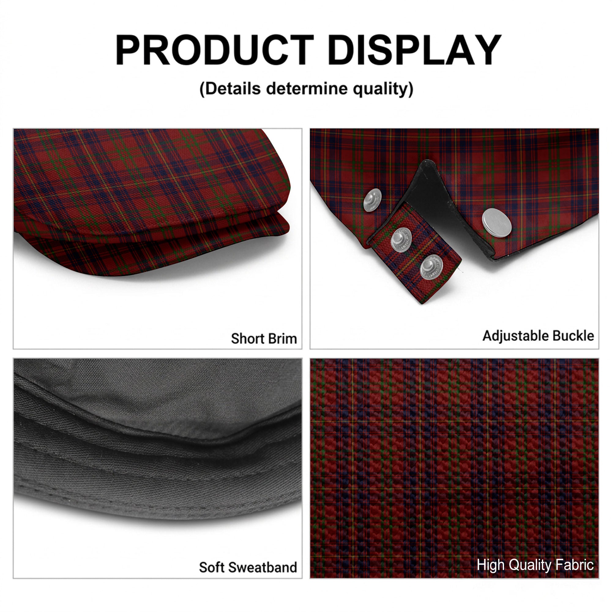 Walker Tartan Flat Caps
