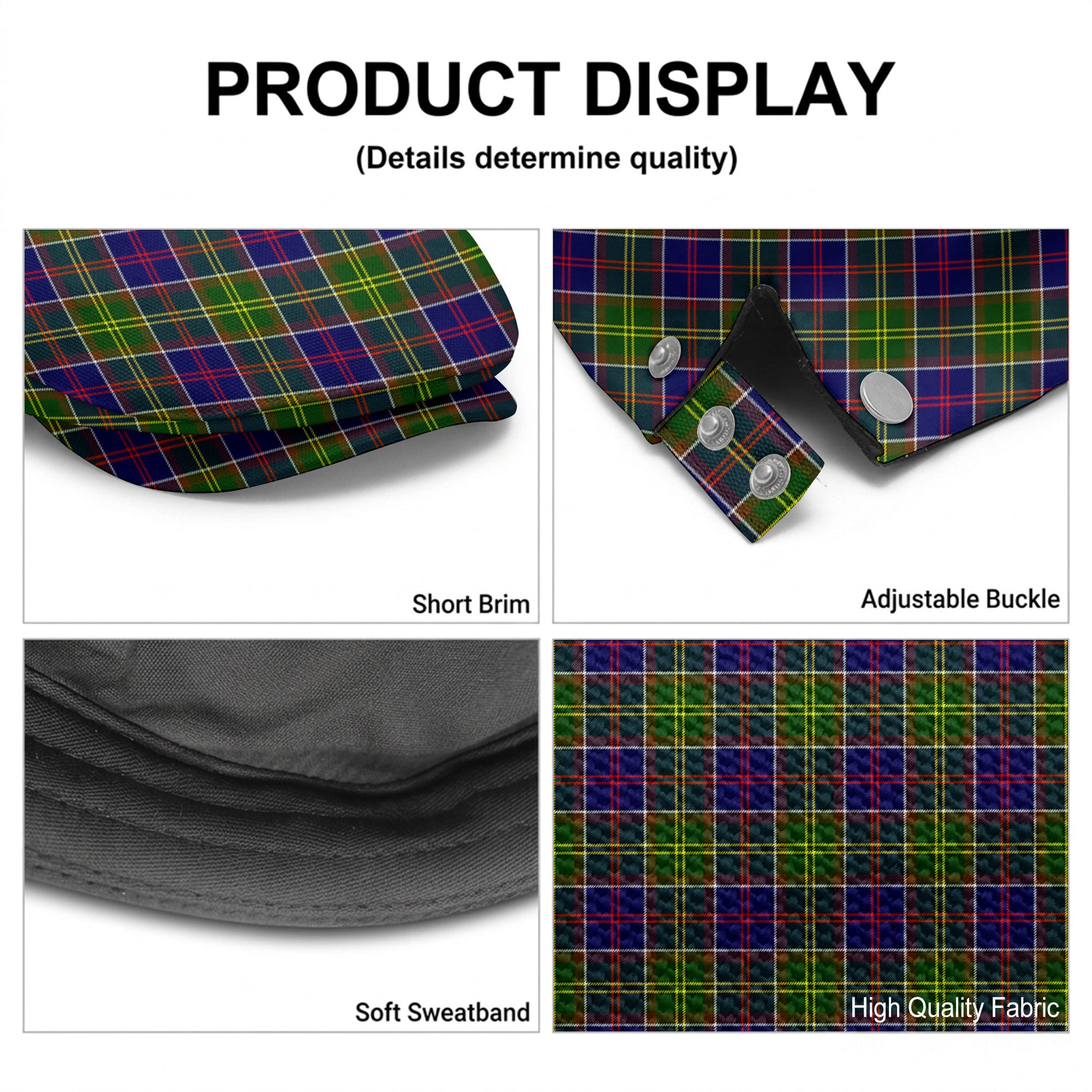 Whitelaw Tartan Flat Caps