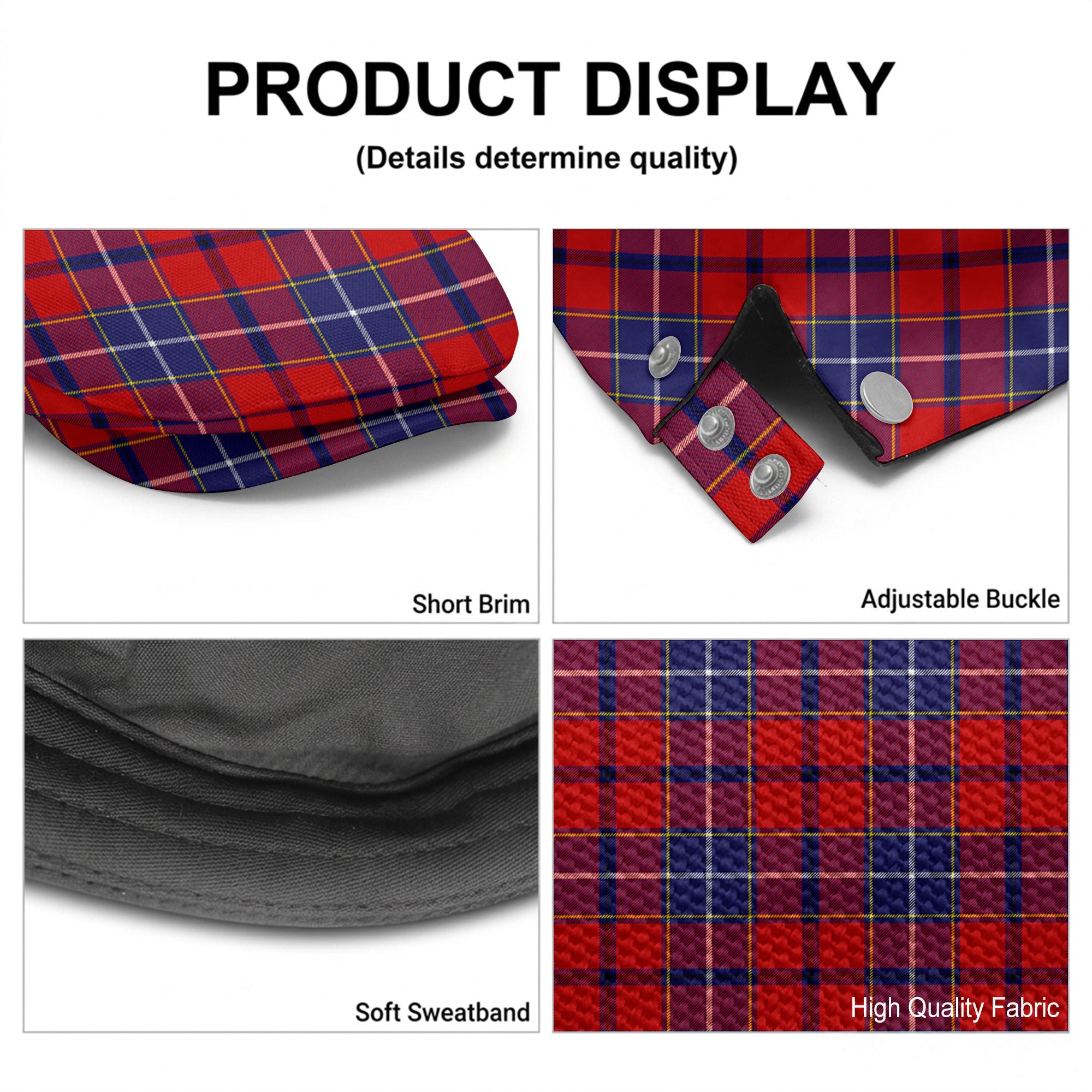 Wishart Dress Tartan Flat Caps