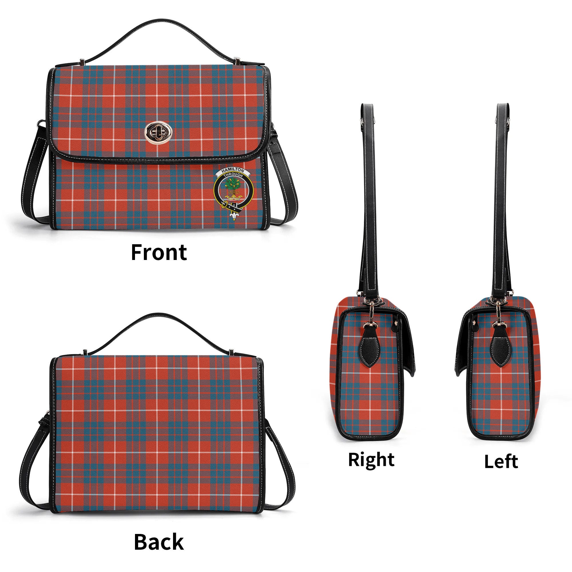 Hamilton Ancient Tartan Crest Satchel Bag