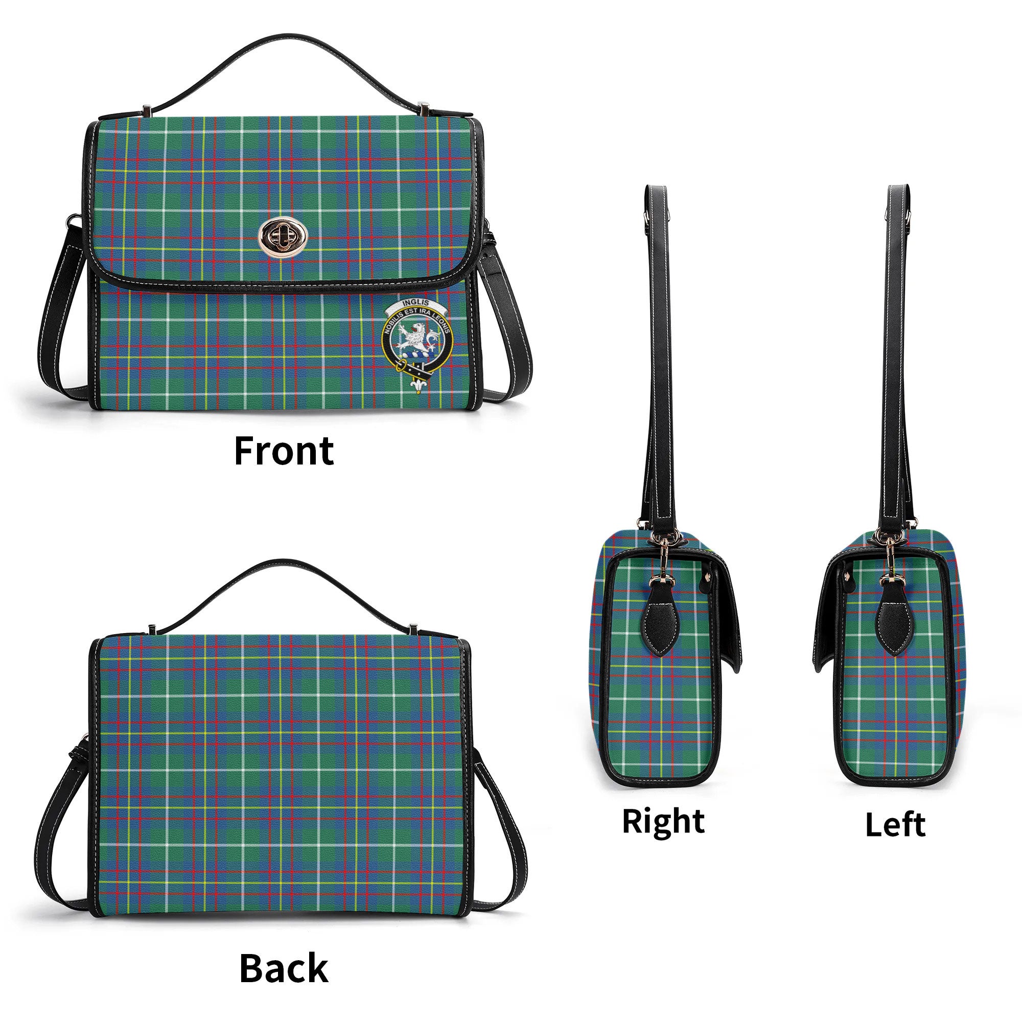 Inglis Ancient Tartan Crest Satchel Bag