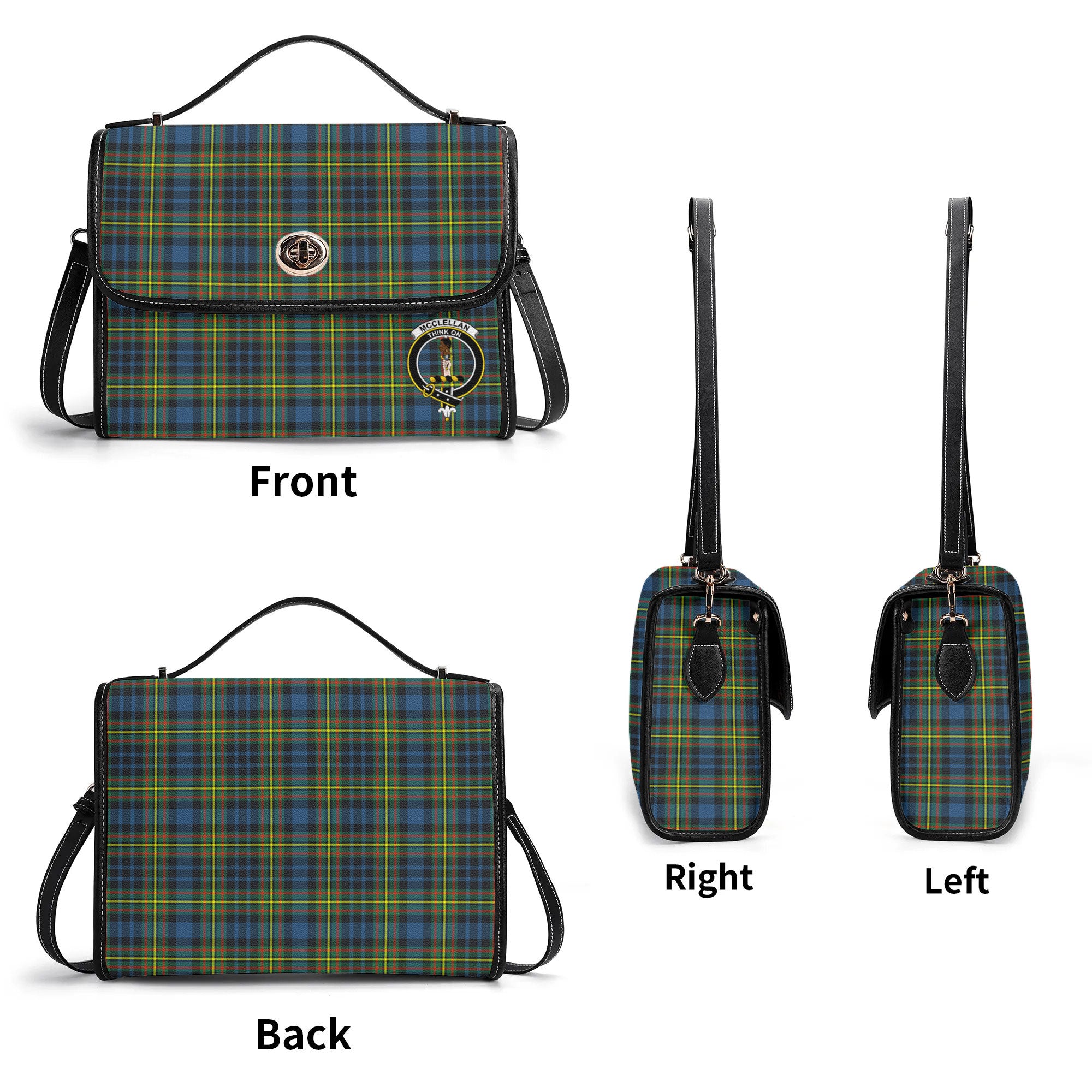 McClellan Ancient Tartan Crest Satchel Bag