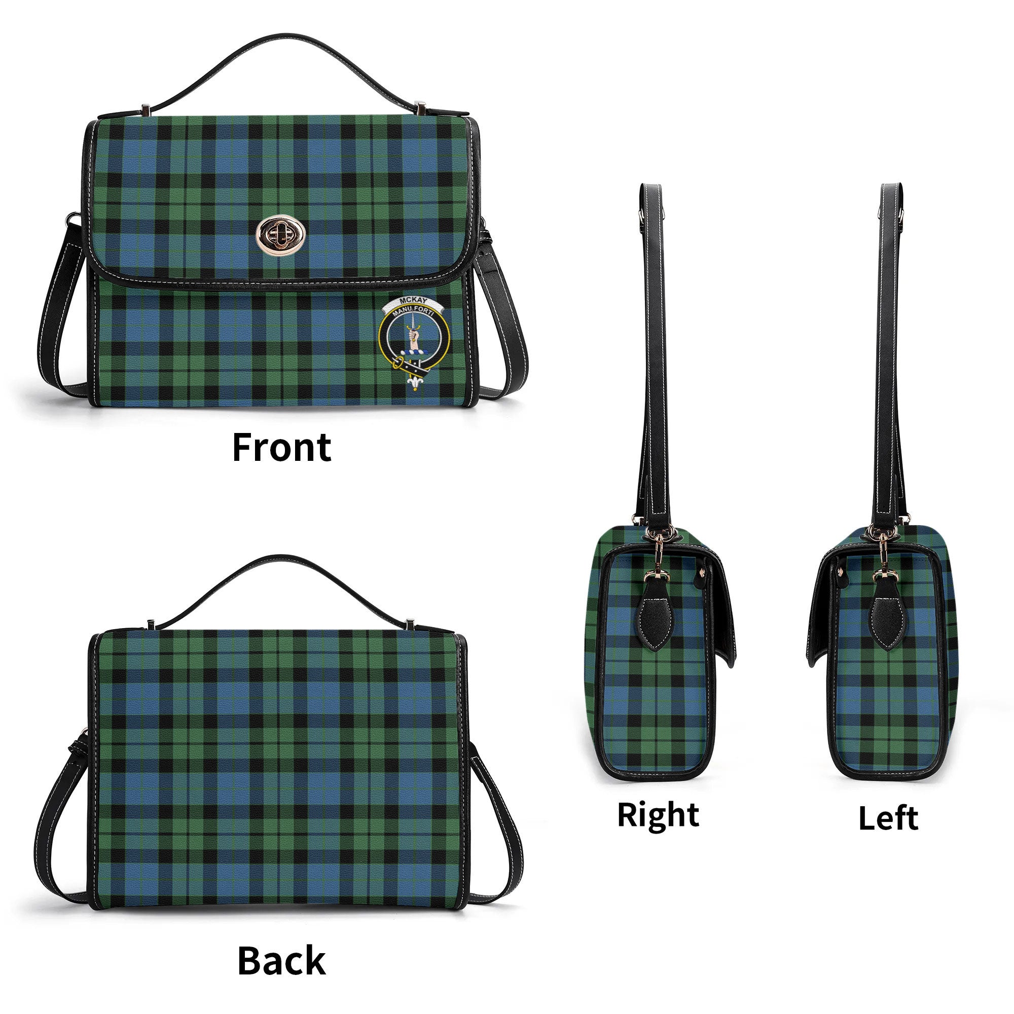 McKay Ancient Tartan Crest Satchel Bag