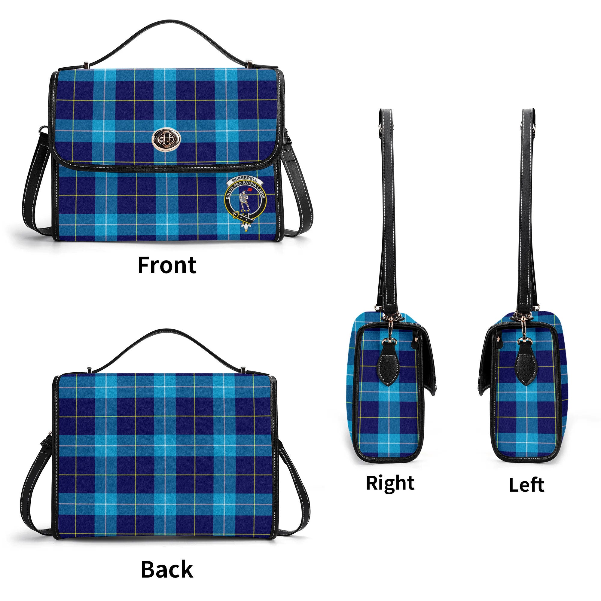 McKerrell Tartan Crest Satchel Bag