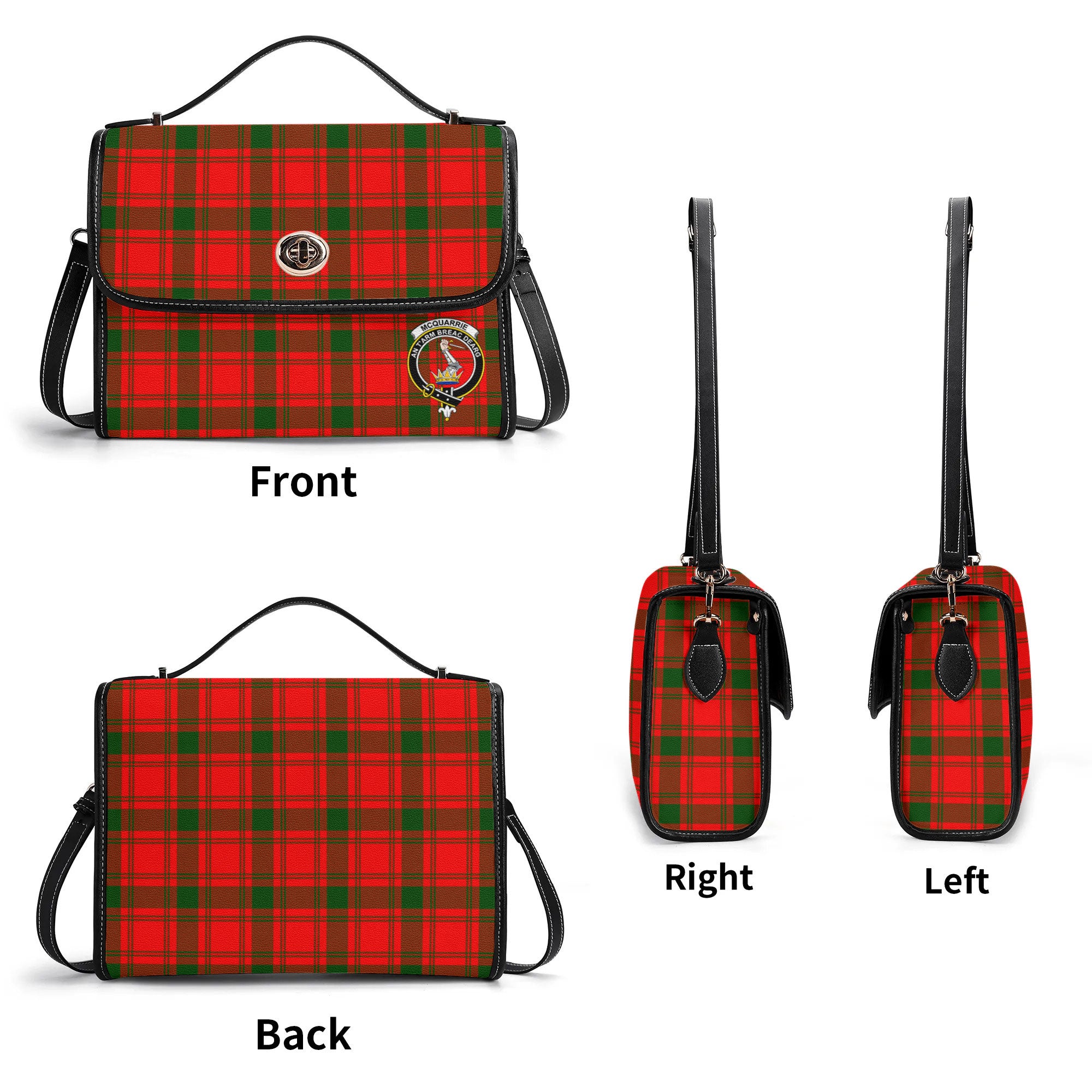 McQuarrie Tartan Crest Satchel Bag