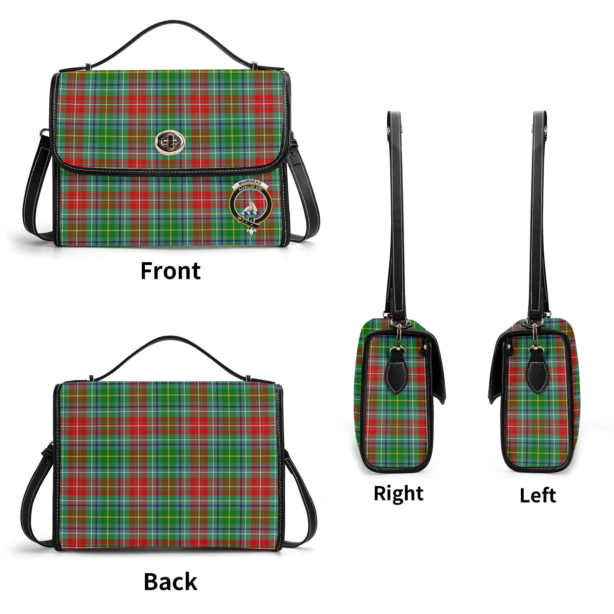 Muirhead Tartan Crest Satchel Bag