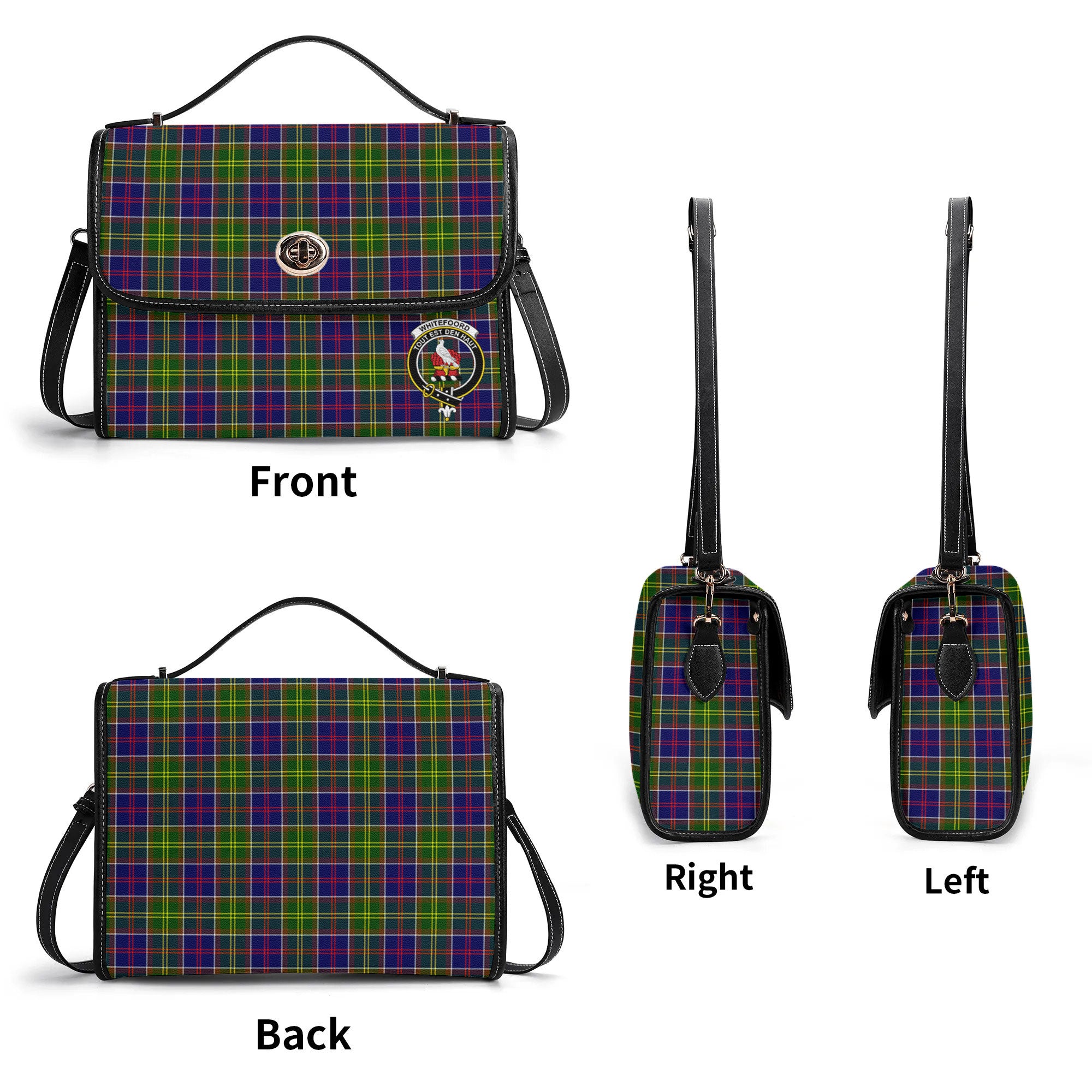 Whitefoord Tartan Crest Satchel Bag