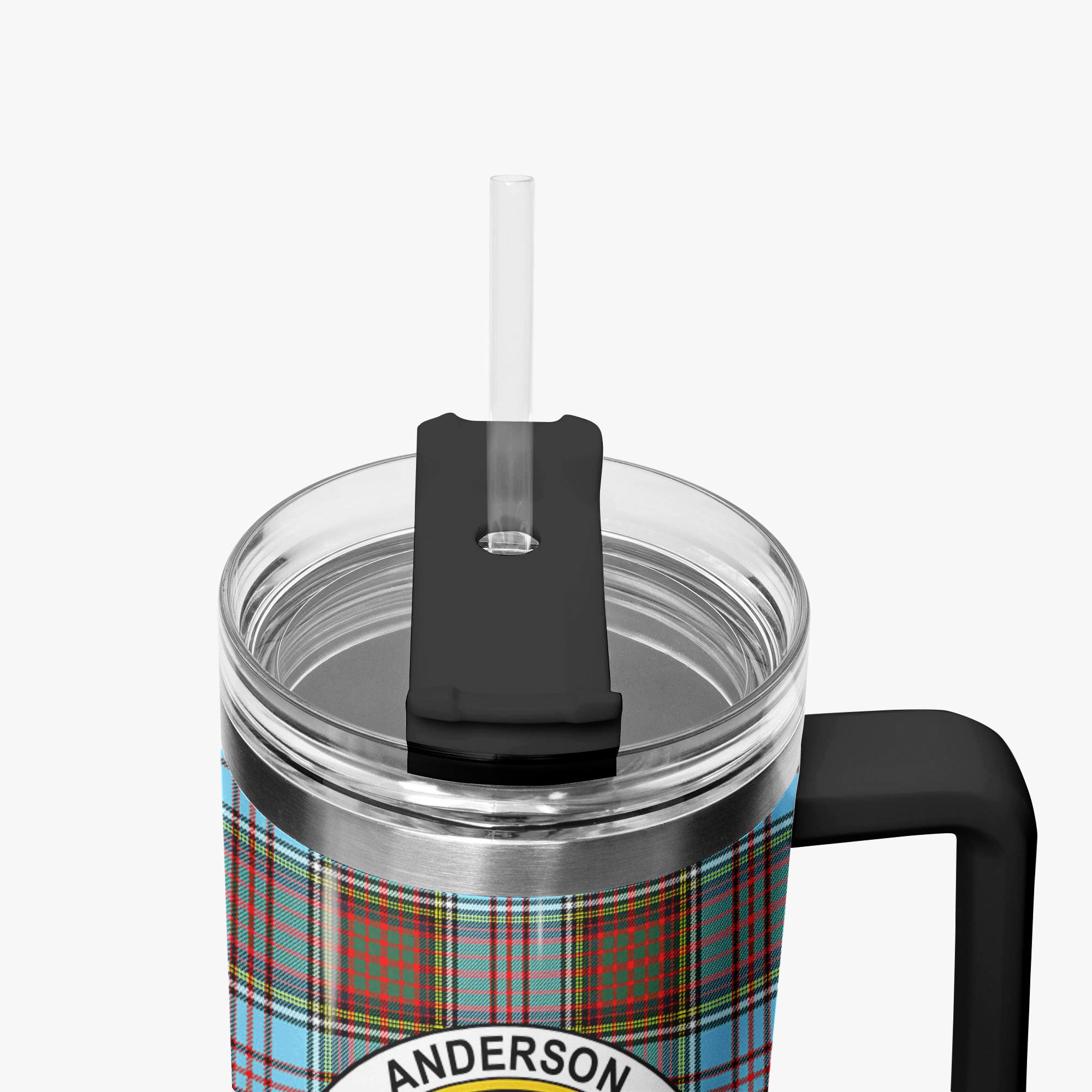 Anderson Ancient Tartan Crest 40 oz Insulated Tumbler with Handle