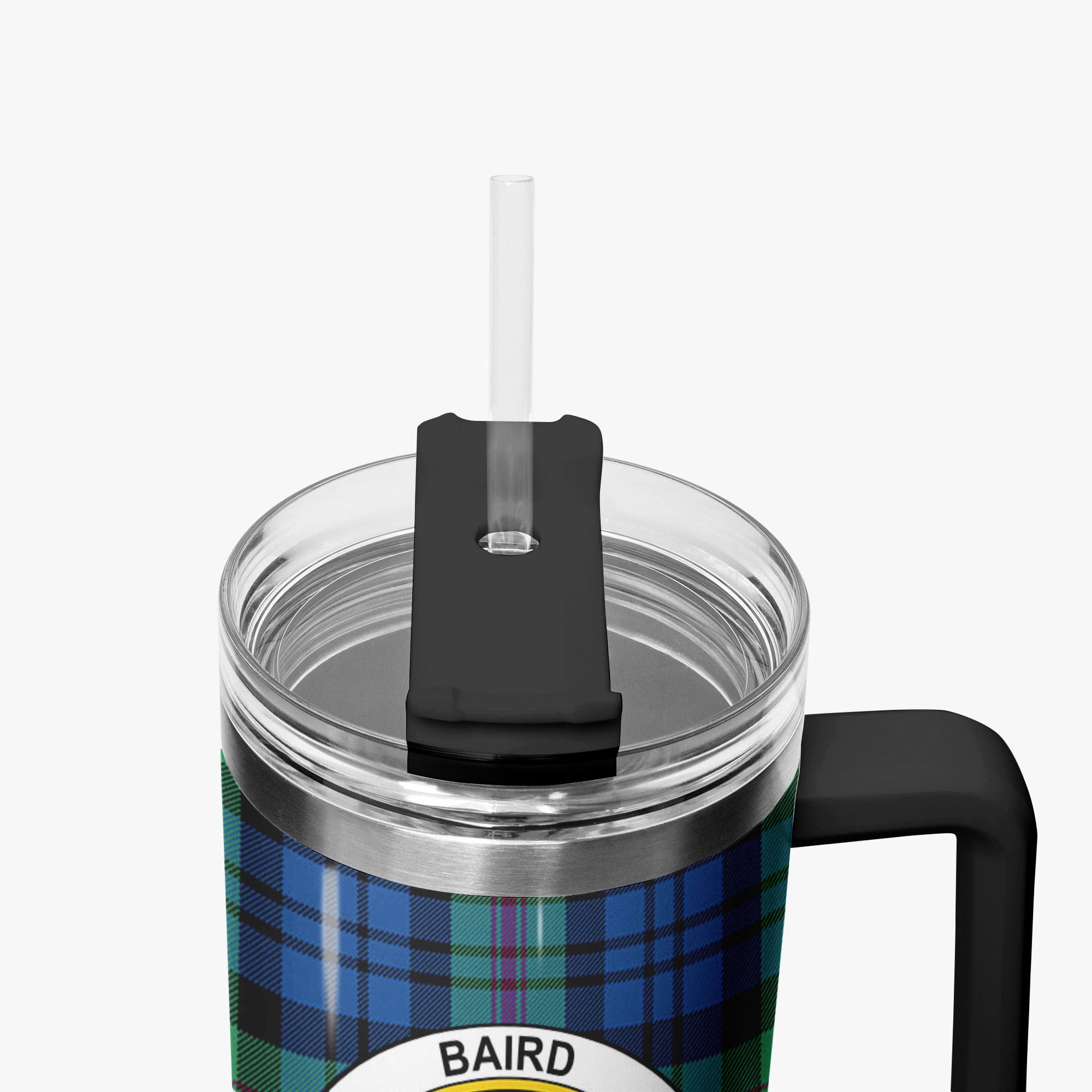 Baird Ancient Tartan Crest 40 oz Insulated Tumbler with Handle