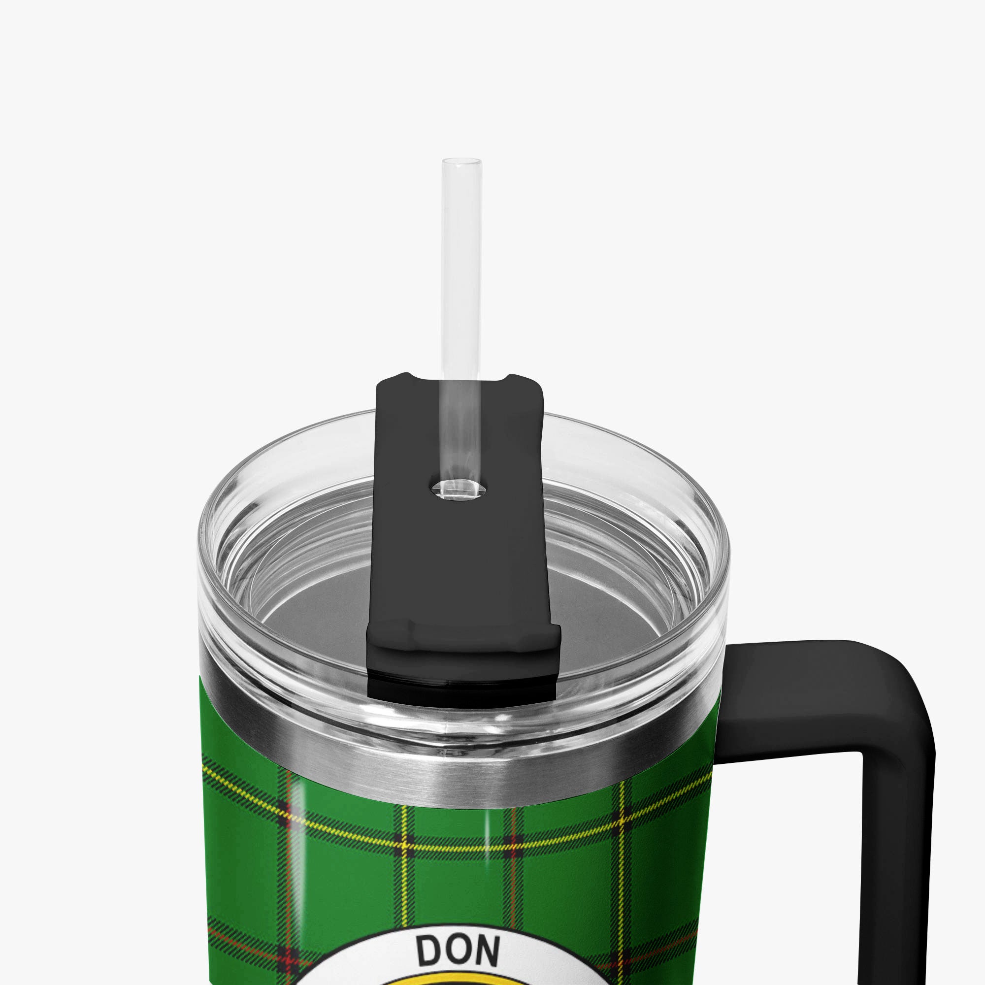 Don Tartan Crest 40 oz Insulated Tumbler with Handle