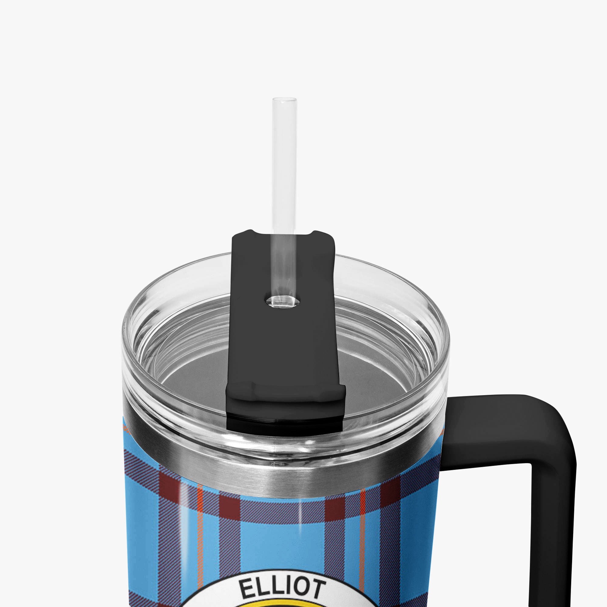 Elliot Ancient Tartan Crest 40 oz Insulated Tumbler with Handle
