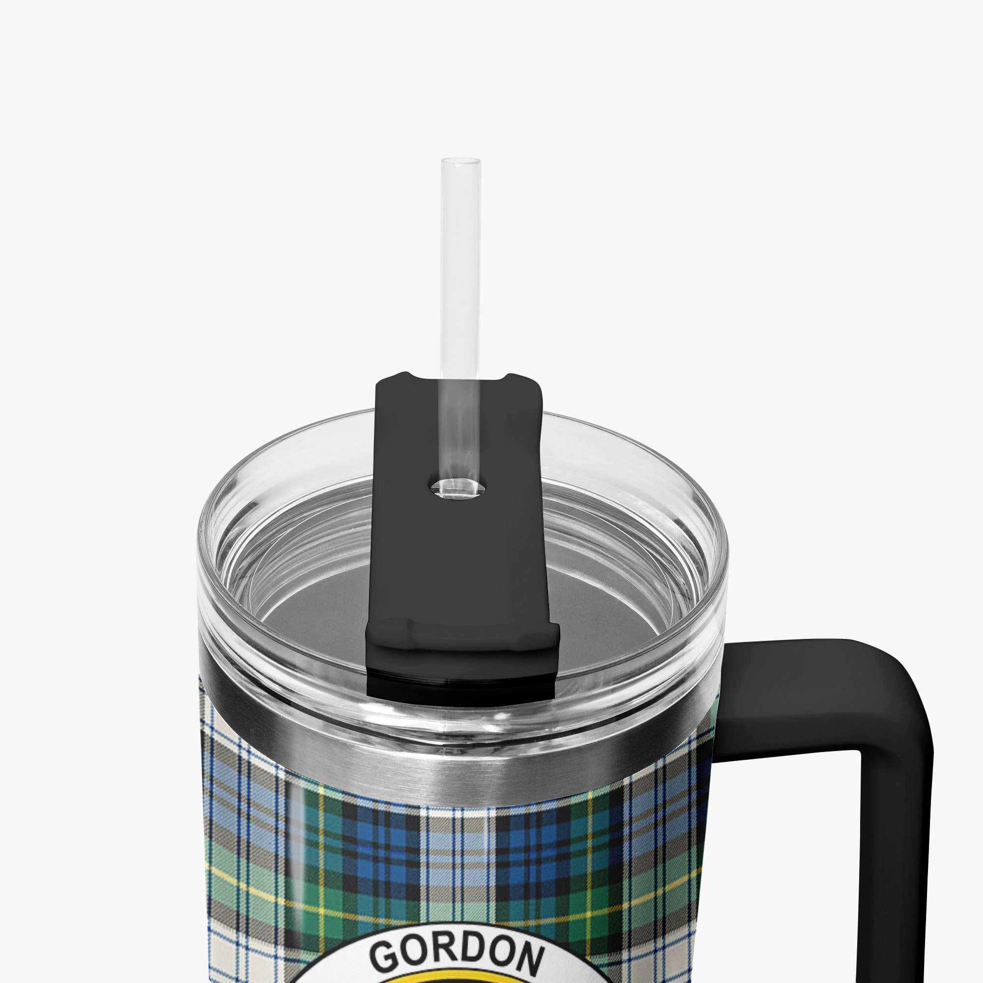 Gordon Dress Ancient Tartan Crest 40 oz Insulated Tumbler with Handle