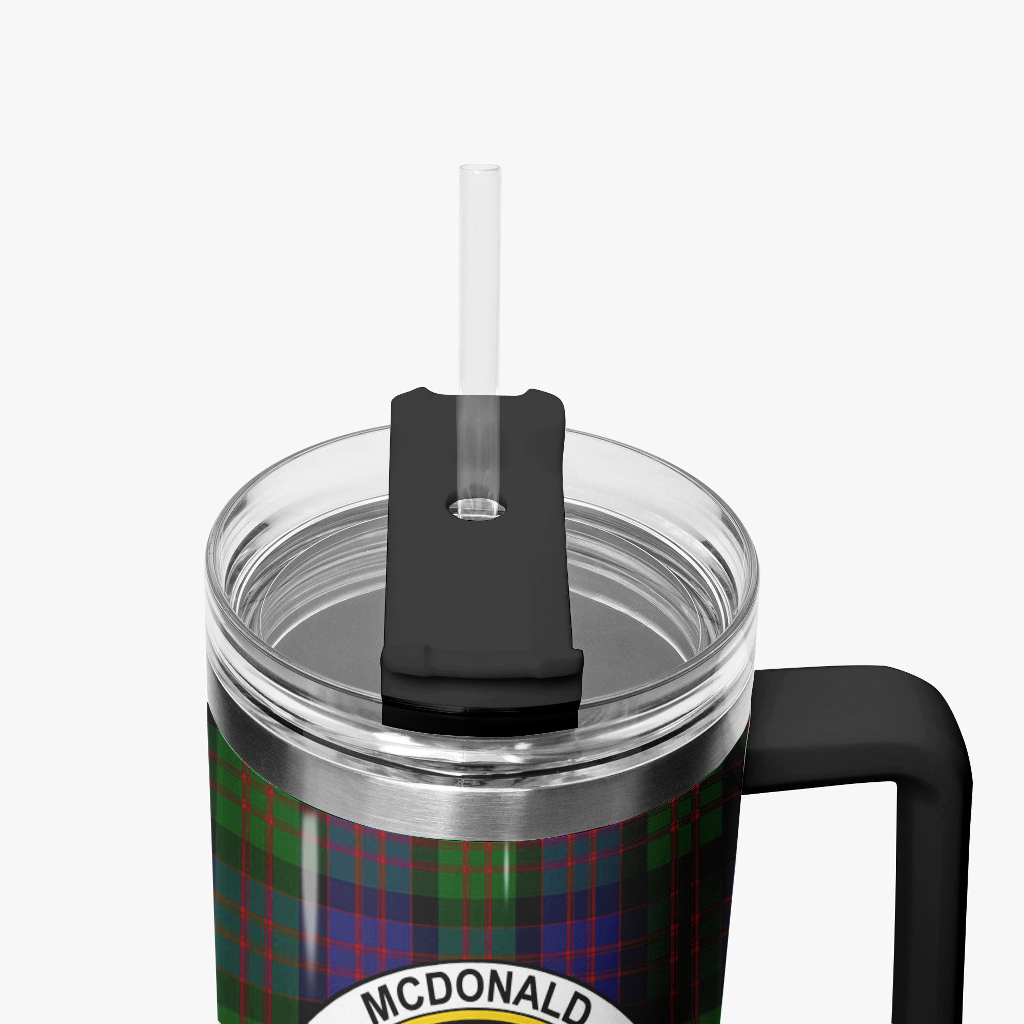 McDonald Tartan Crest 40 oz Insulated Tumbler with Handle