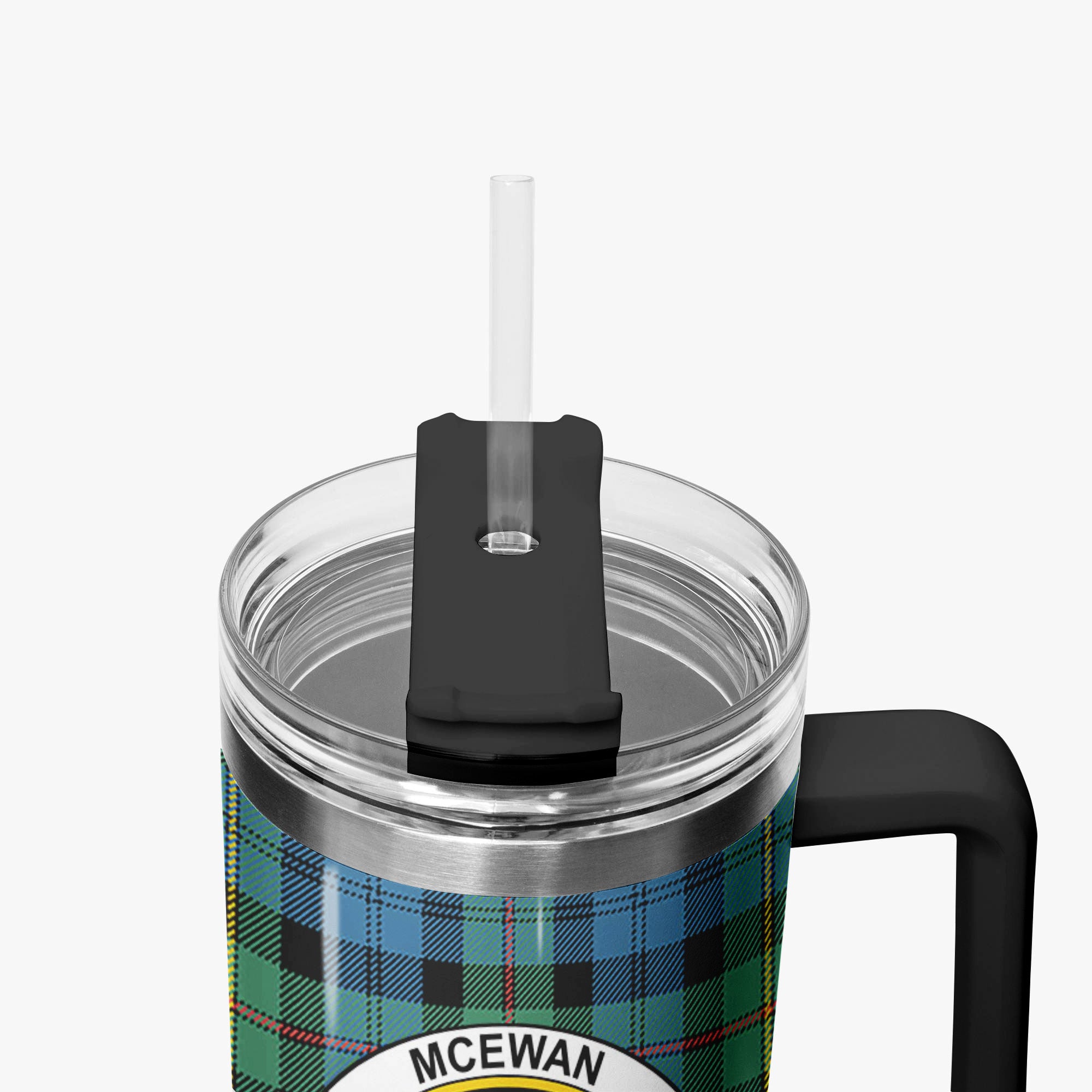 McEwan Ancient Tartan Crest 40 oz Insulated Tumbler with Handle