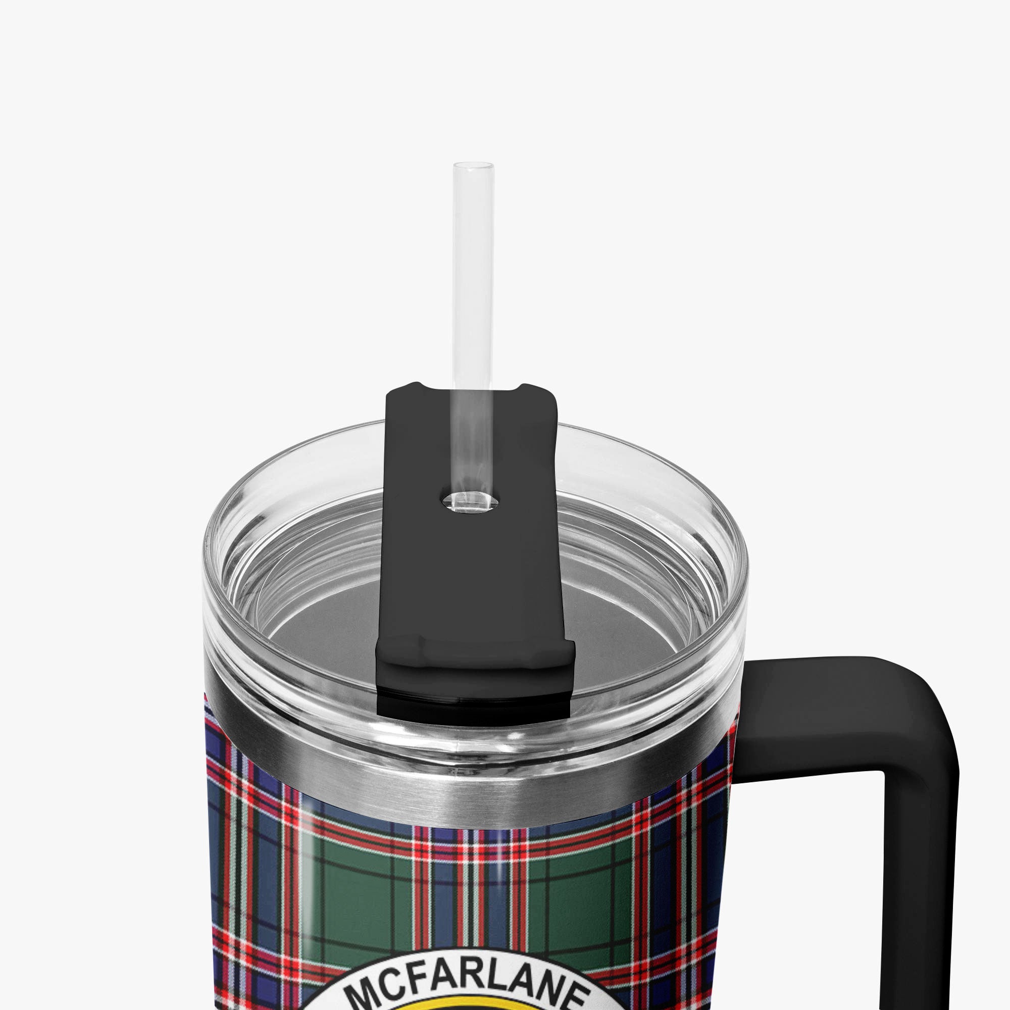 McFarlane Hunting Modern Tartan Crest 40 oz Insulated Tumbler with Handle