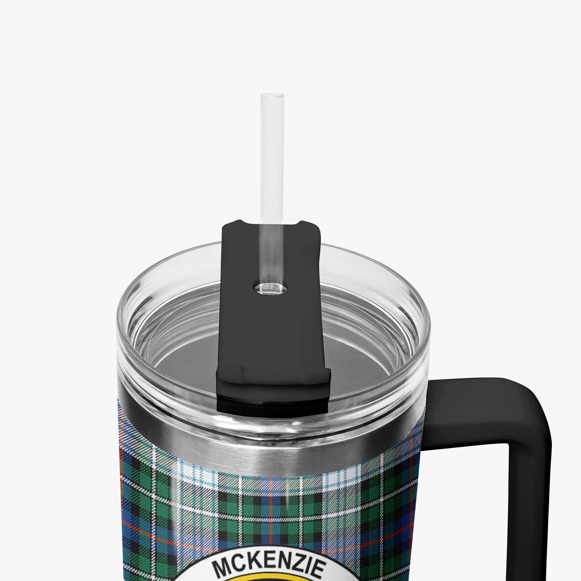 McKenzie Dress Ancient Tartan Crest 40 oz Insulated Tumbler with Handle