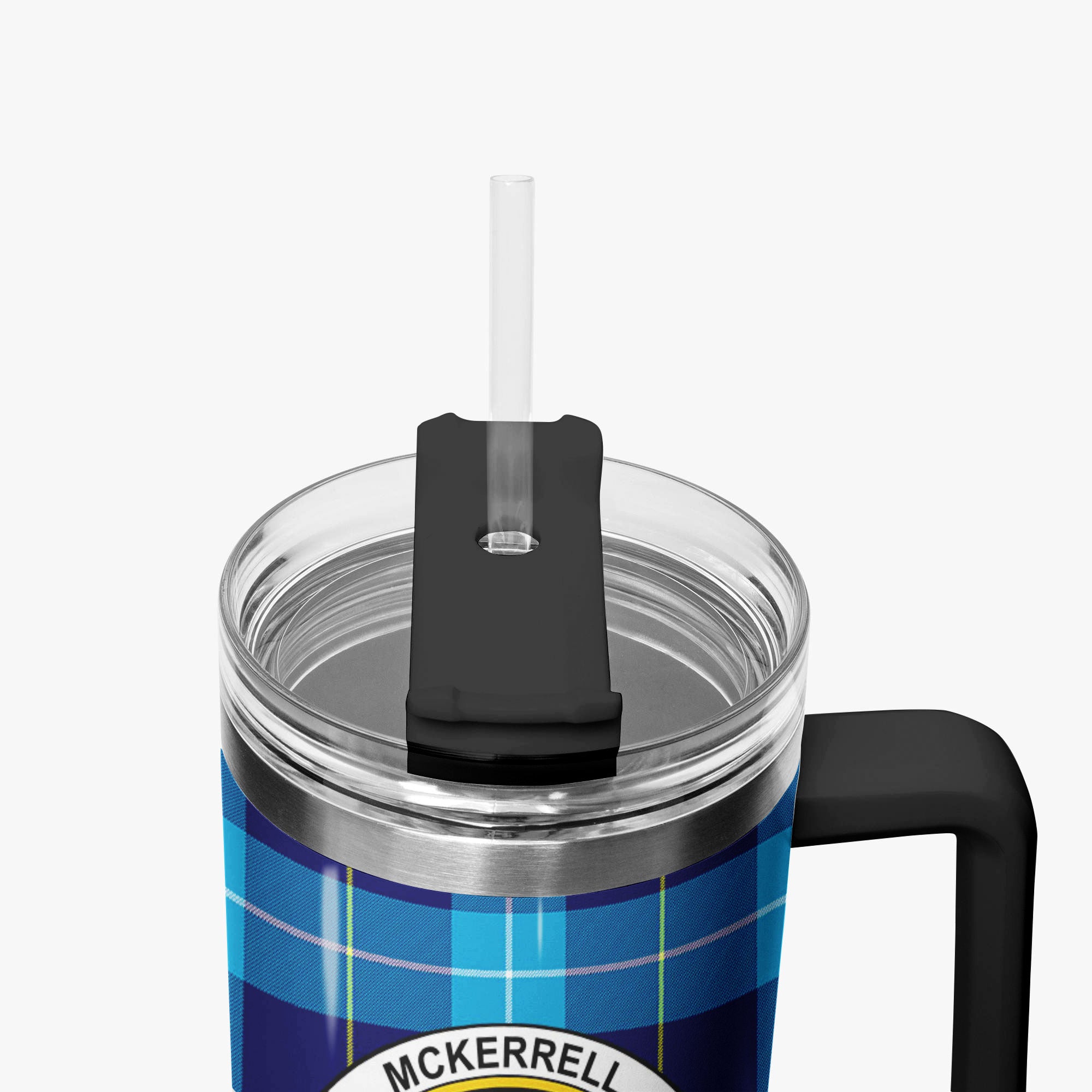 McKerrell Tartan Crest 40 oz Insulated Tumbler with Handle
