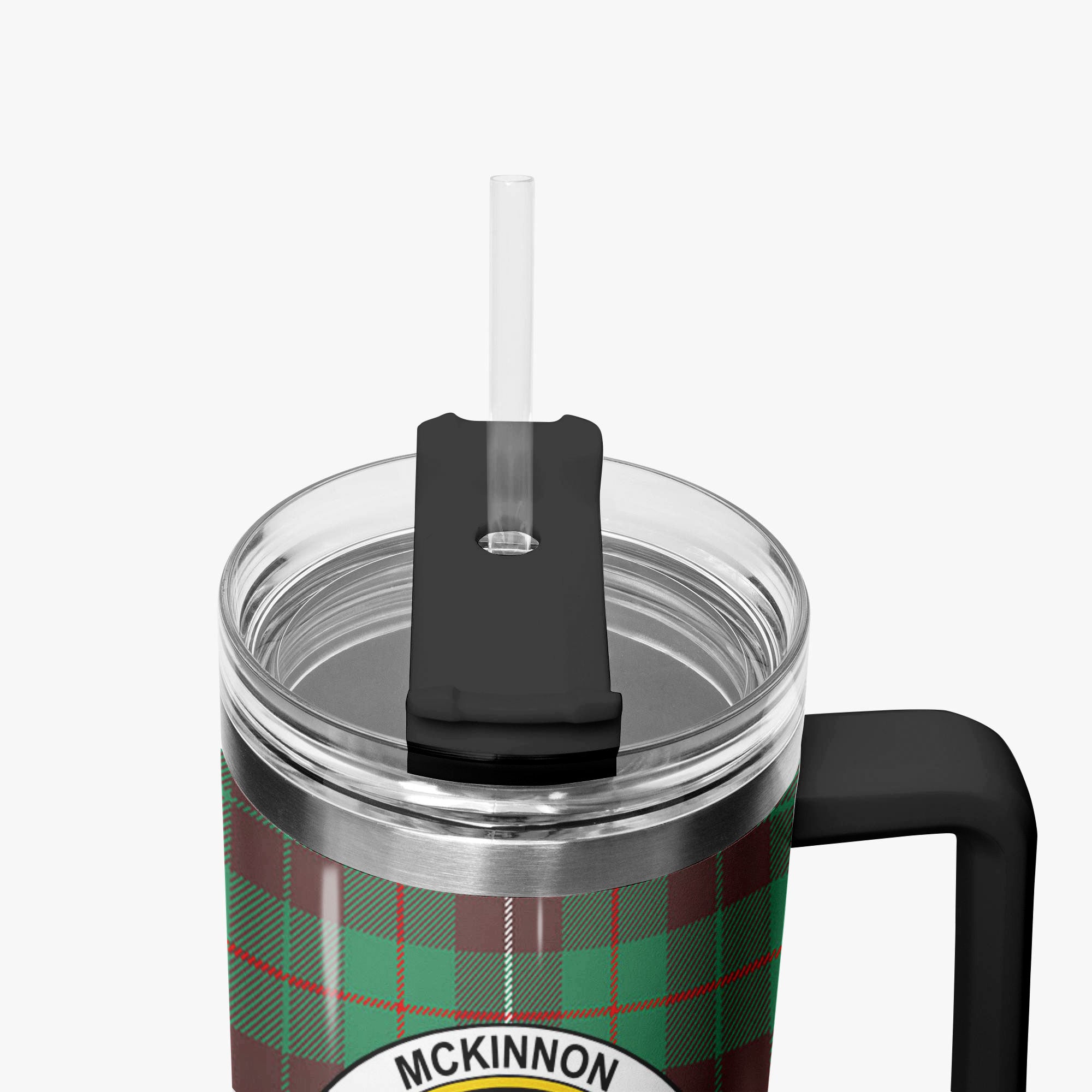 McKinnon Hunting Ancient Tartan Crest 40 oz Insulated Tumbler with Handle
