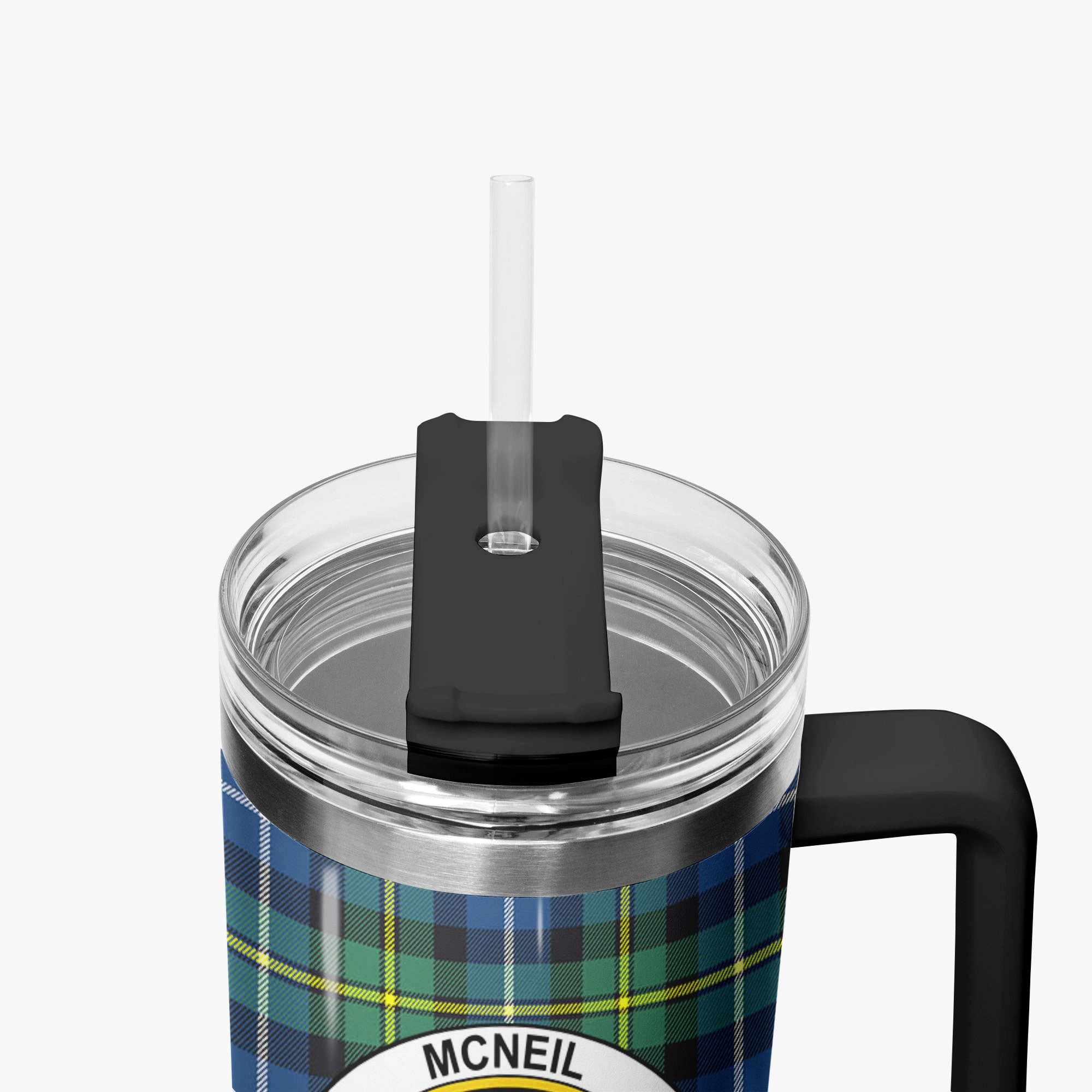 McNeil of Barra Ancient Tartan Crest 40 oz Insulated Tumbler with Handle
