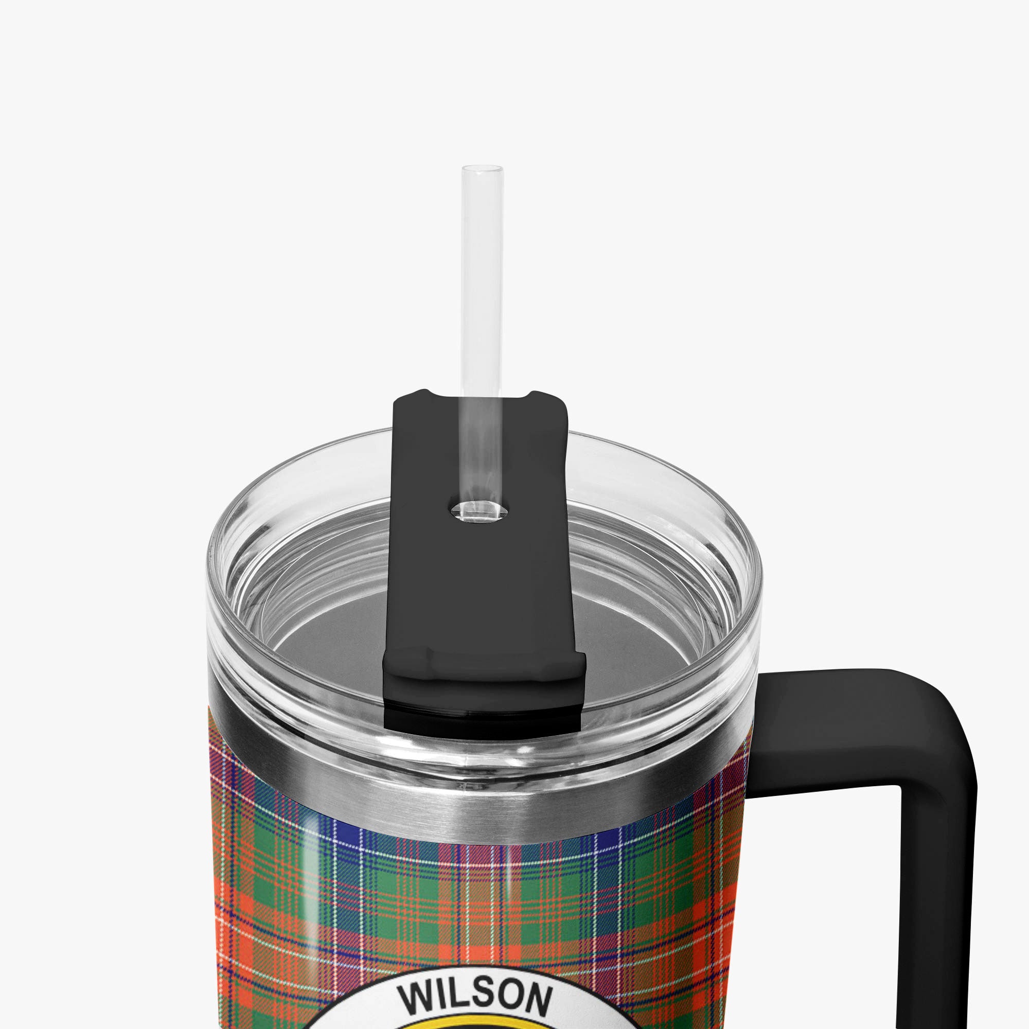 Wilson Ancient Tartan Crest 40 oz Insulated Tumbler with Handle
